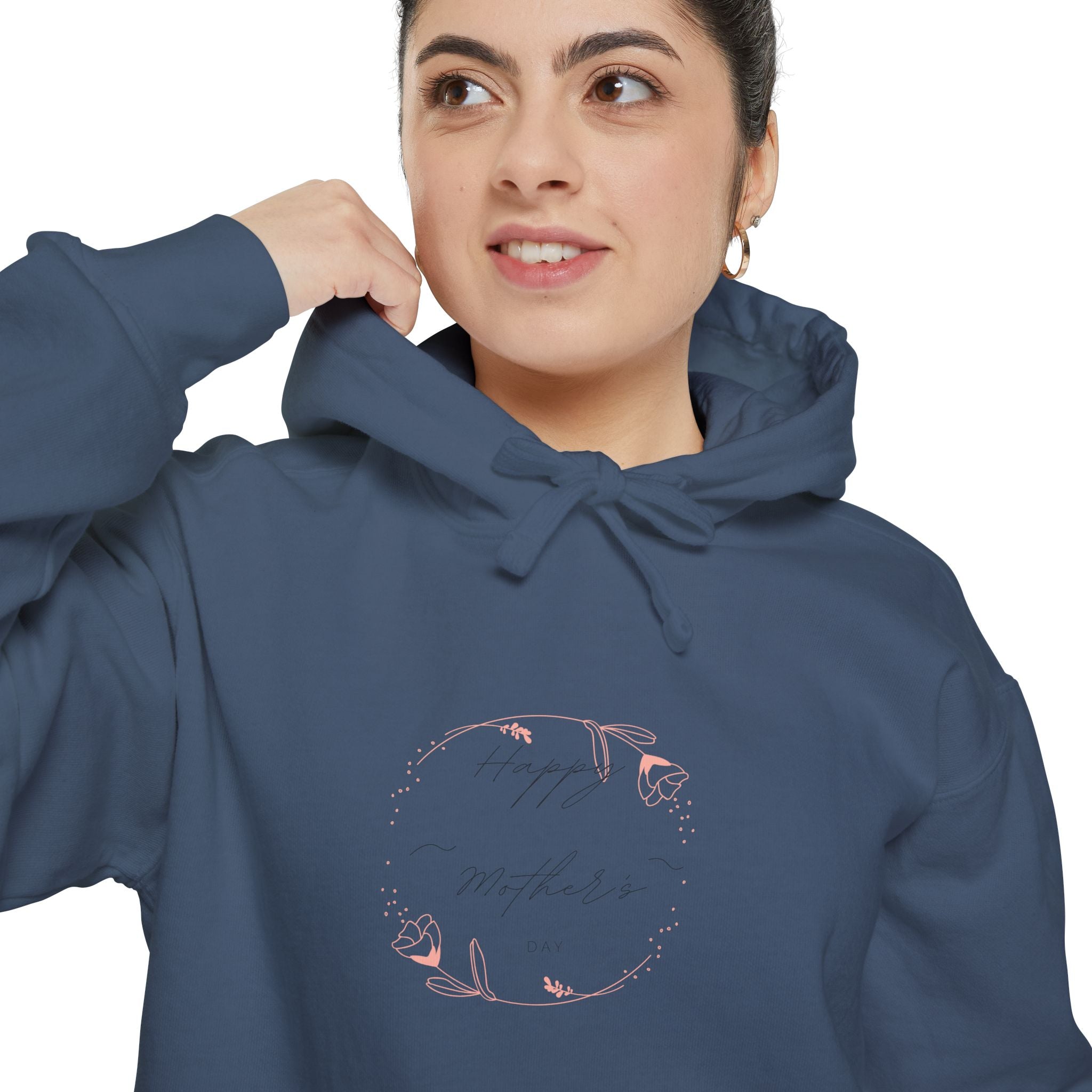 Happy Mom's Day Unisex Garment-Dyed Hoodie | Cozy Gift for All Occasions