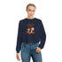 Happy Thanksgiving Women's Cropped Fleece Pullover