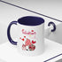 Gnome Valentine's Day Accent Coffee Mug (11, 15oz)