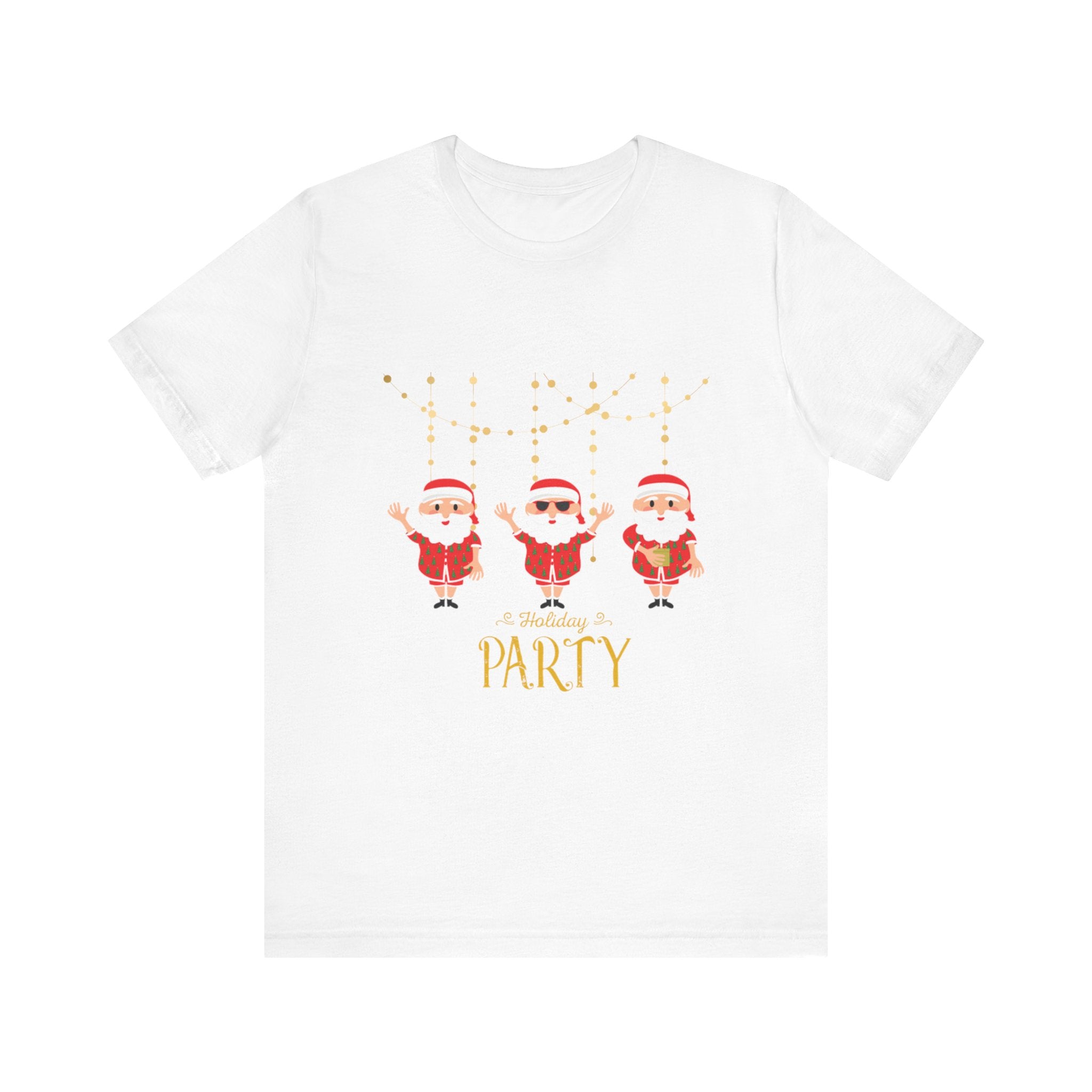 Santa's Holiday Party Unisex Jersey Short Sleeve Tee