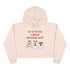 We Wish You A Merry Christmas Boo Crop Hoodie