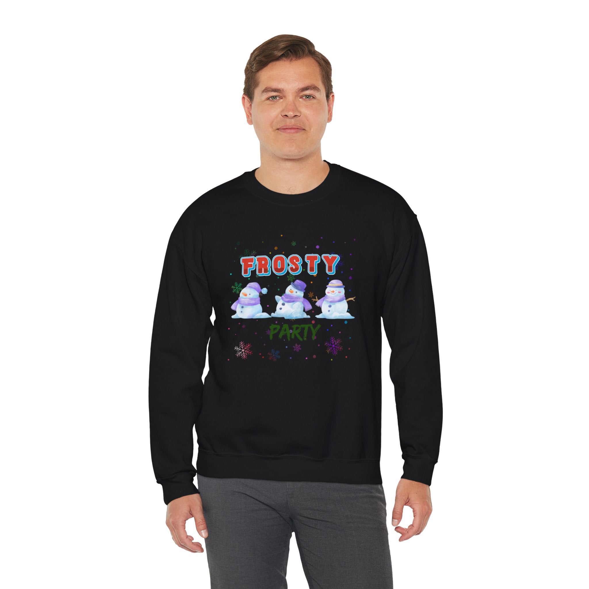 Frosty Party Unisex Heavy Blend™ Crewneck Sweatshirt