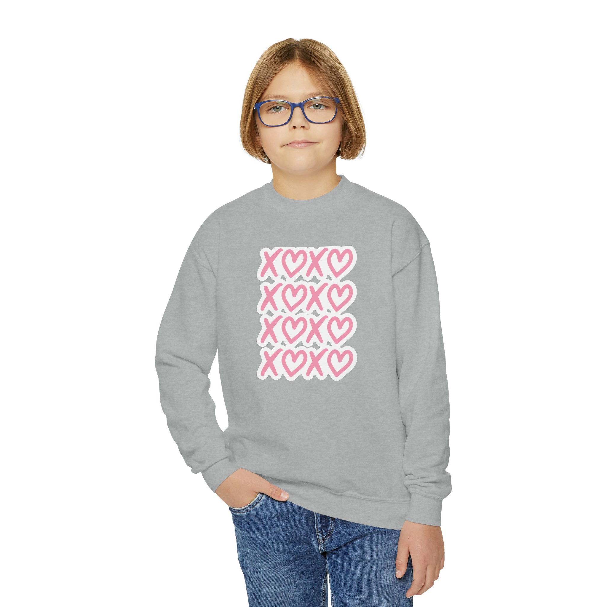 XOXO Youth Crewneck Sweatshirt