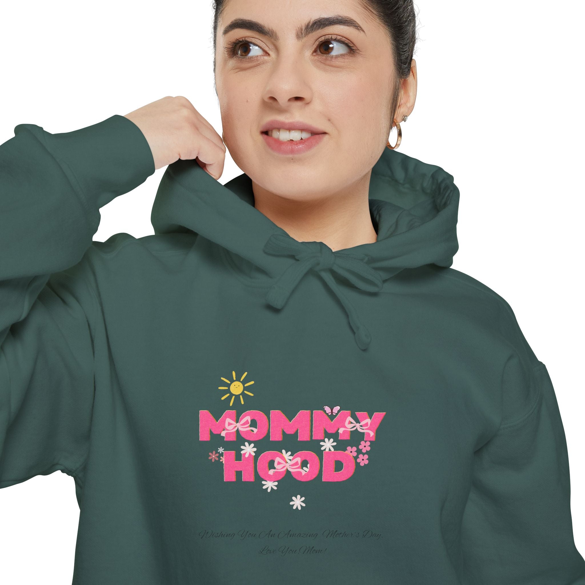 Mommy Hood Graphic Unisex Hoodie - Perfect for New Moms