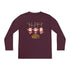 Santa's Holiday Party Youth Long Sleeve Competitor Tee
