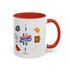 Happy Labor Day Wishes Accent Coffee Mug (11, 15oz)