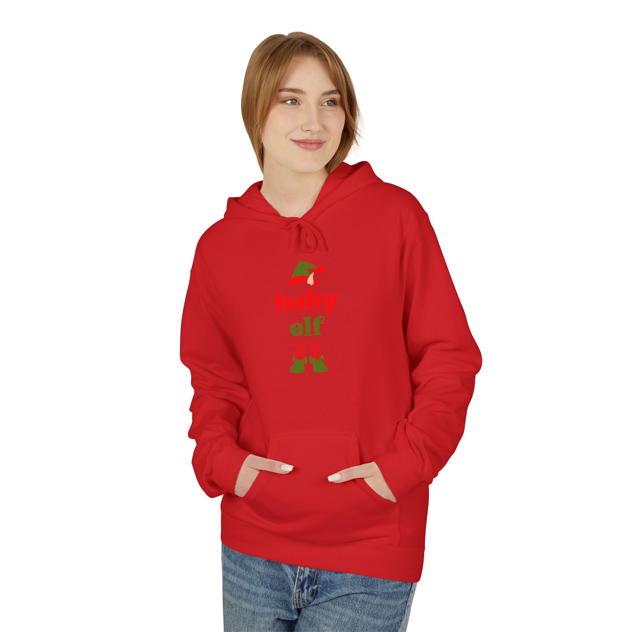 Baby Elf Unisex Midweight Softstyle Fleece Hoodie