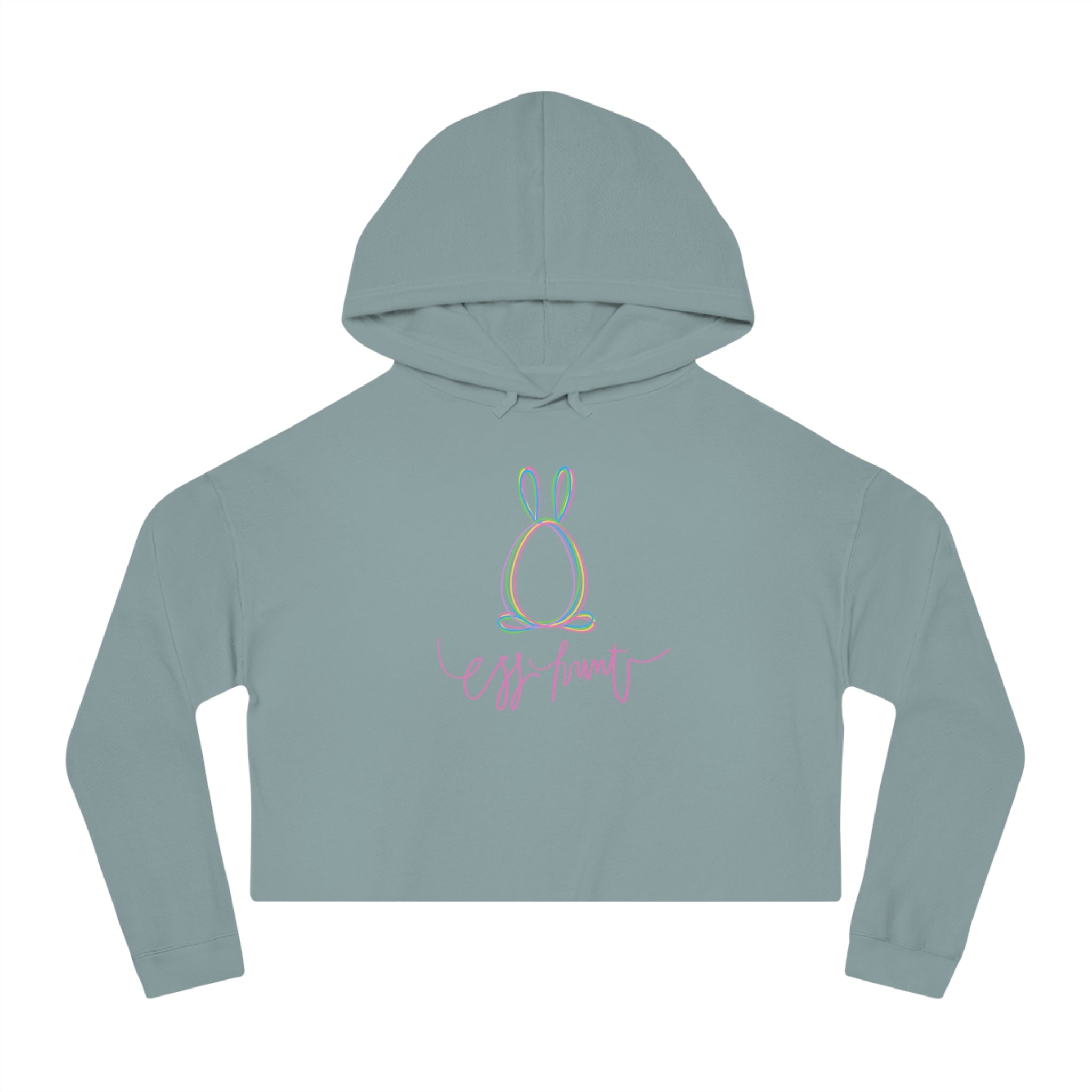 Egg Hunt Women’s Cropped Hooded Sweatshirt