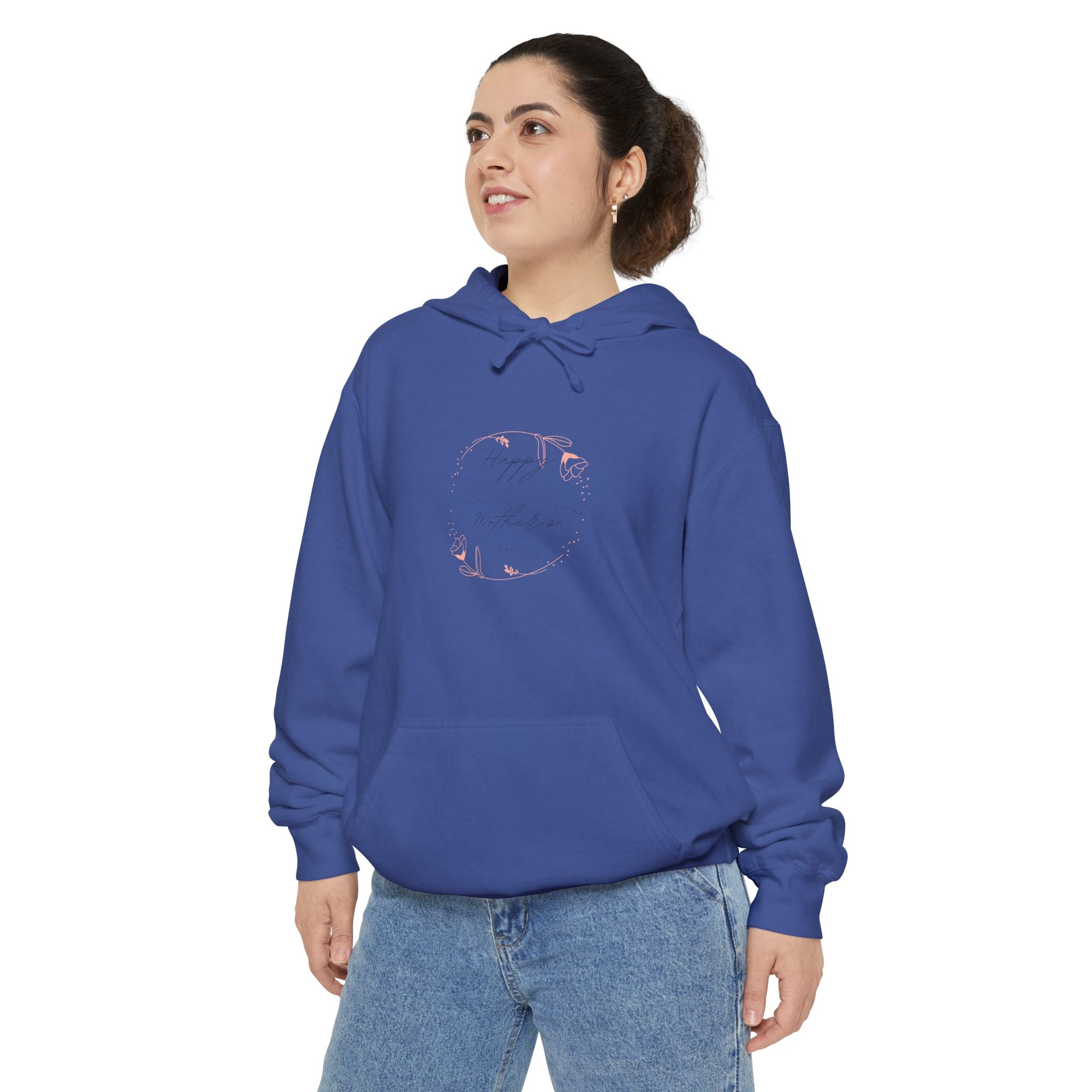 Happy Mom's Day Unisex Garment-Dyed Hoodie | Cozy Gift for All Occasions