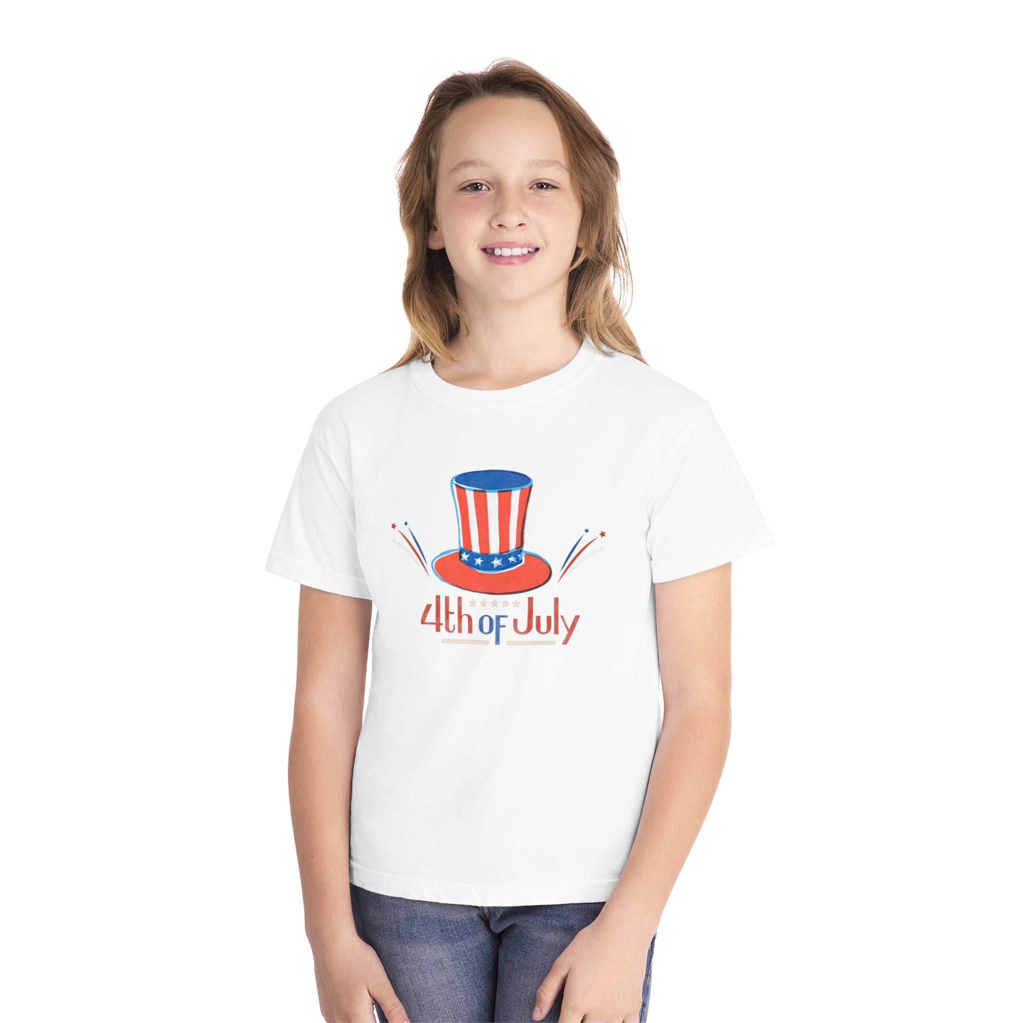 4th Of July Youth Midweight Tee