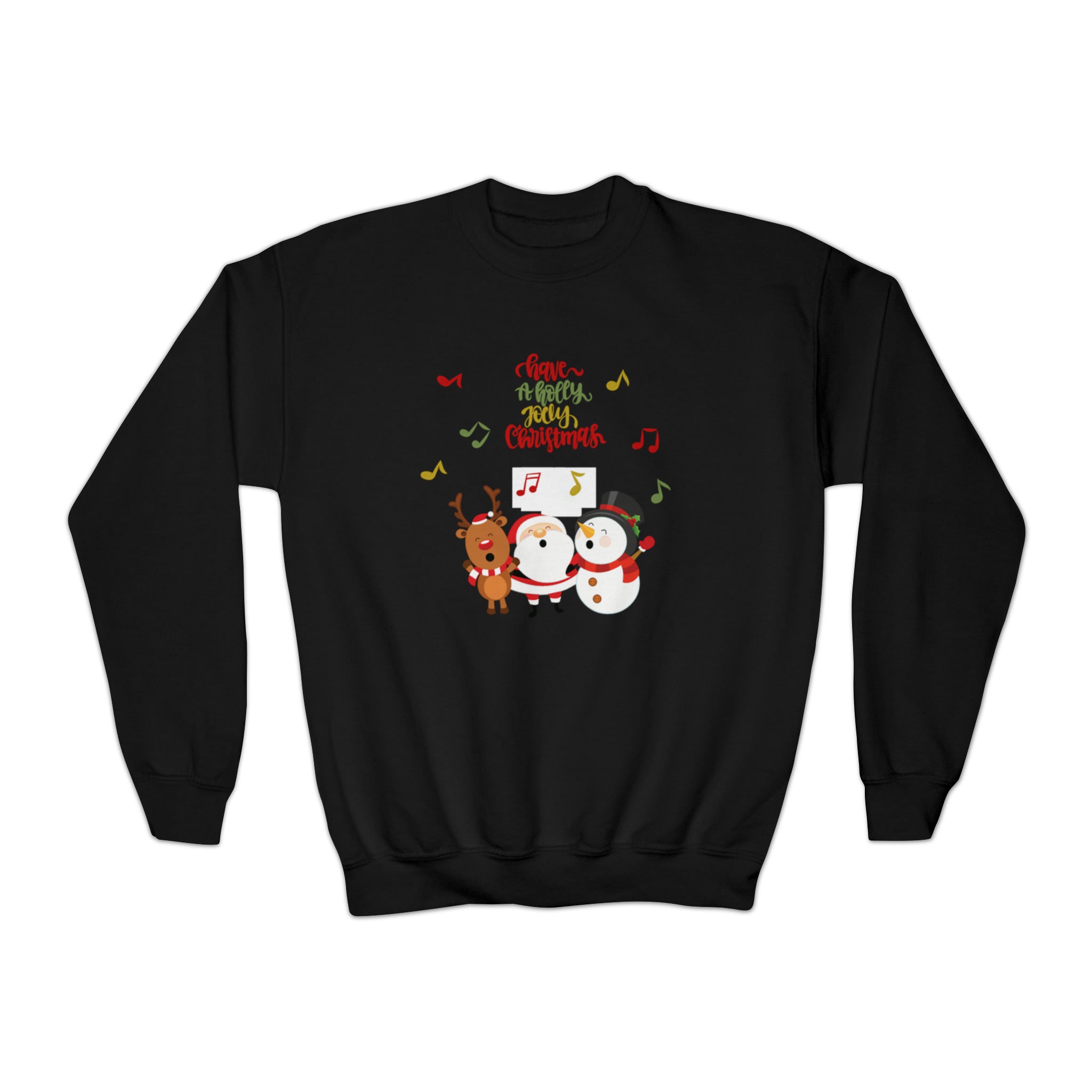 Have A Holly Jolly Christmas Youth Crewneck Sweatshirt