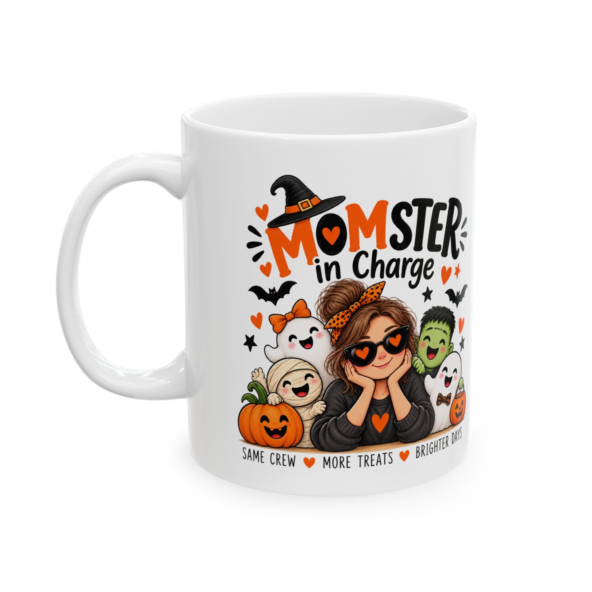 Momster in Charge Halloween Mug – Cute Mom Halloween Gift, 11 oz