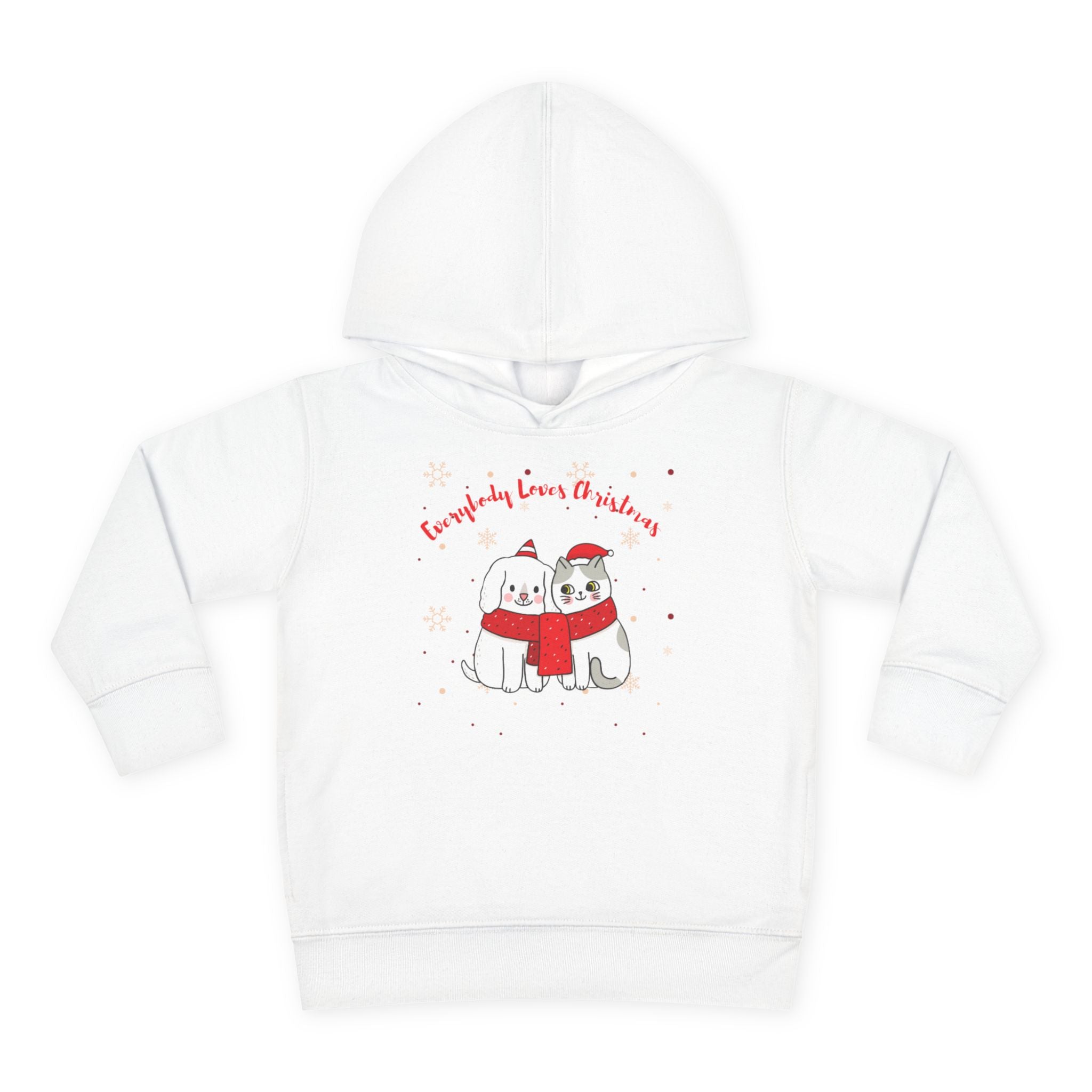 Everybody Loves Christmas Toddler Pullover Fleece Hoodie