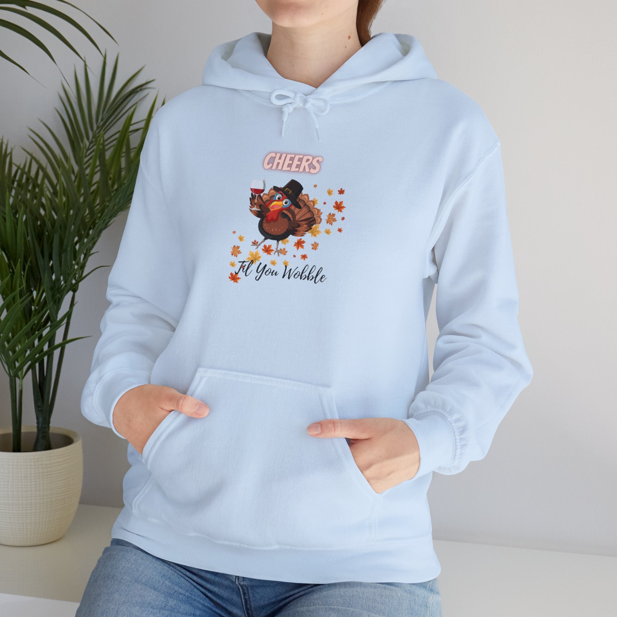 Cheers Til You Wobble Unisex Heavy Blend™ Hooded Sweatshirt