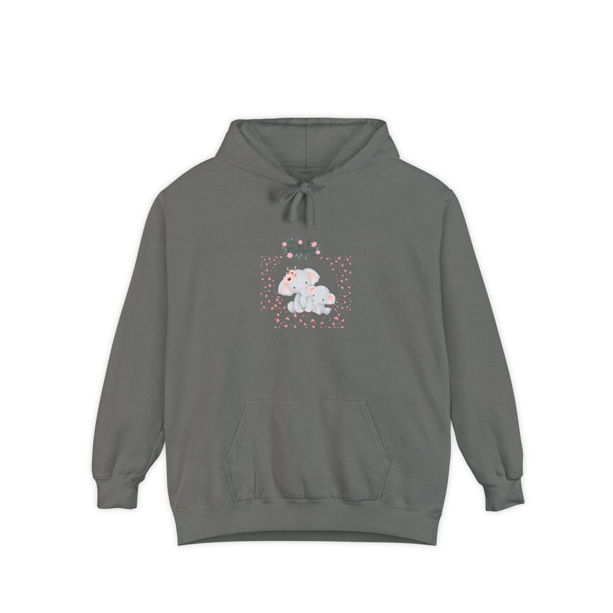 My 1st Mother's Day Unisex Hoodie - Garment-Dyed