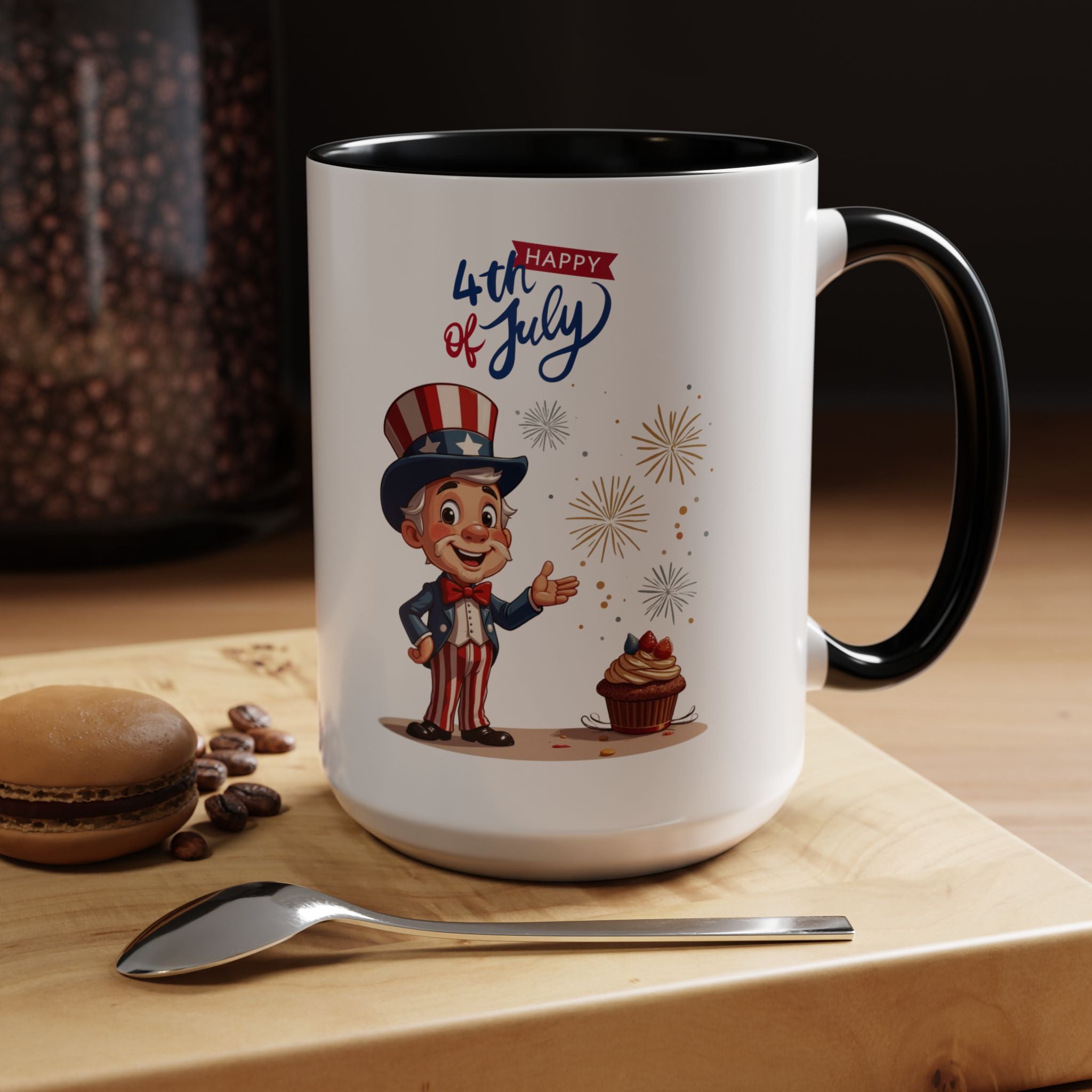 Uncle Sam Happy 4th of July Coffee Mug