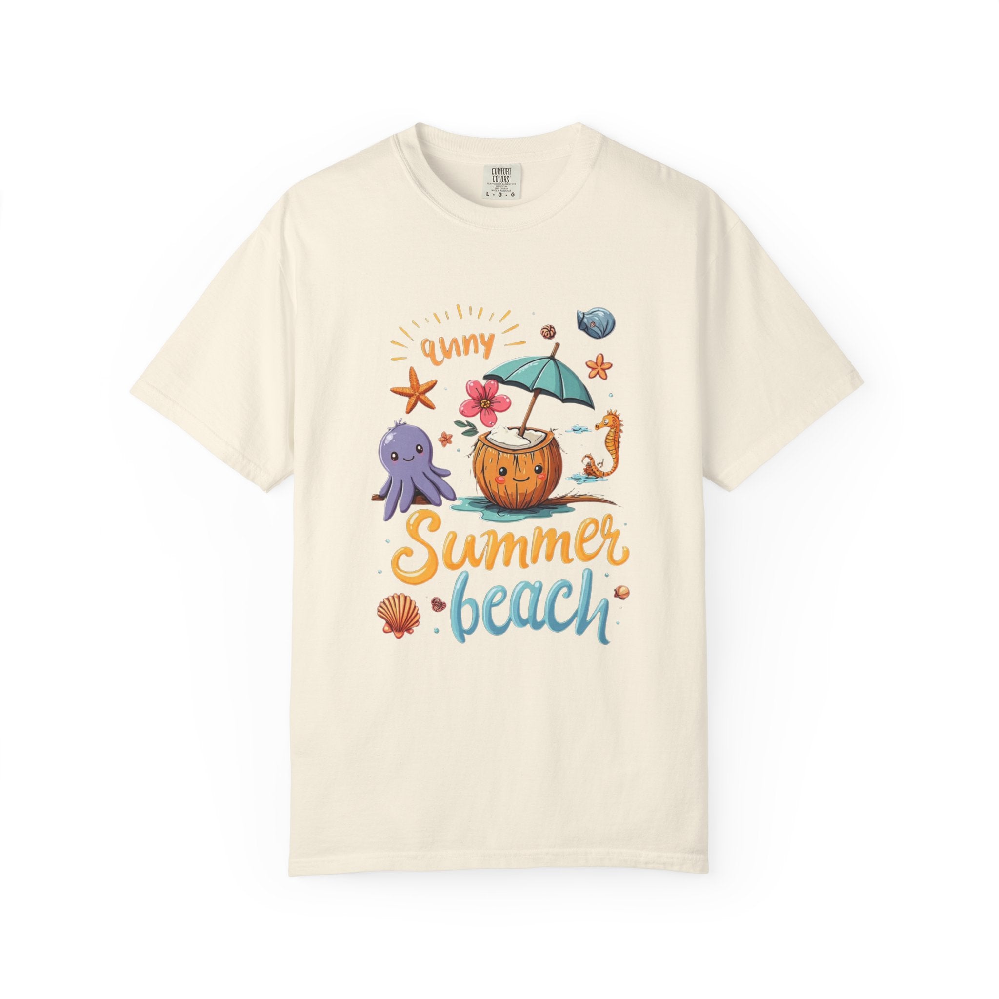 Sunny Summer Beach Fun Unisex T-shirt, Graphic Tee
