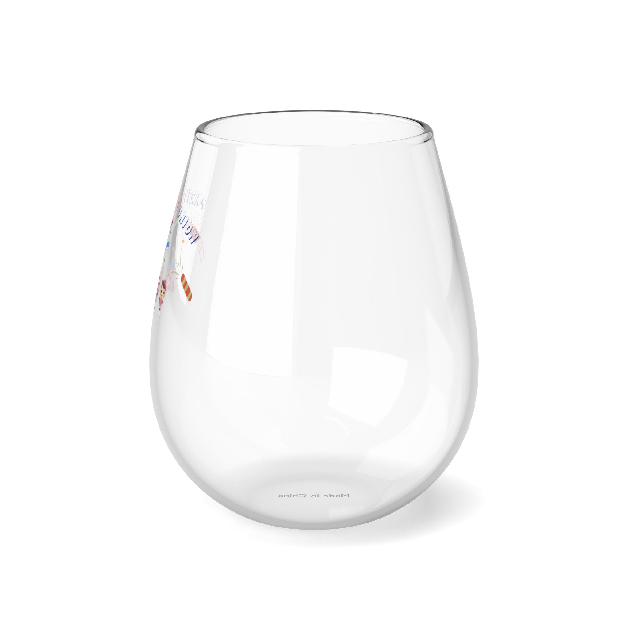 Party In The Union Stemless Wine Glass, 11.75oz