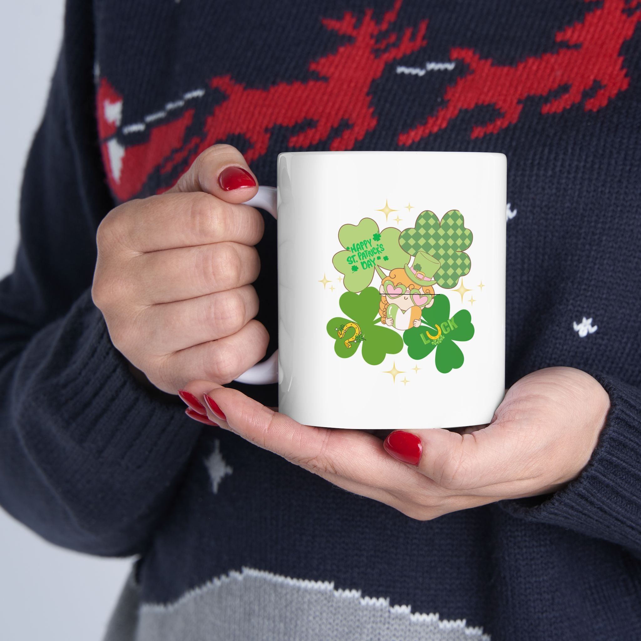 Retro St. Paddy's Day Ceramic Mug  (11oz, 15oz)