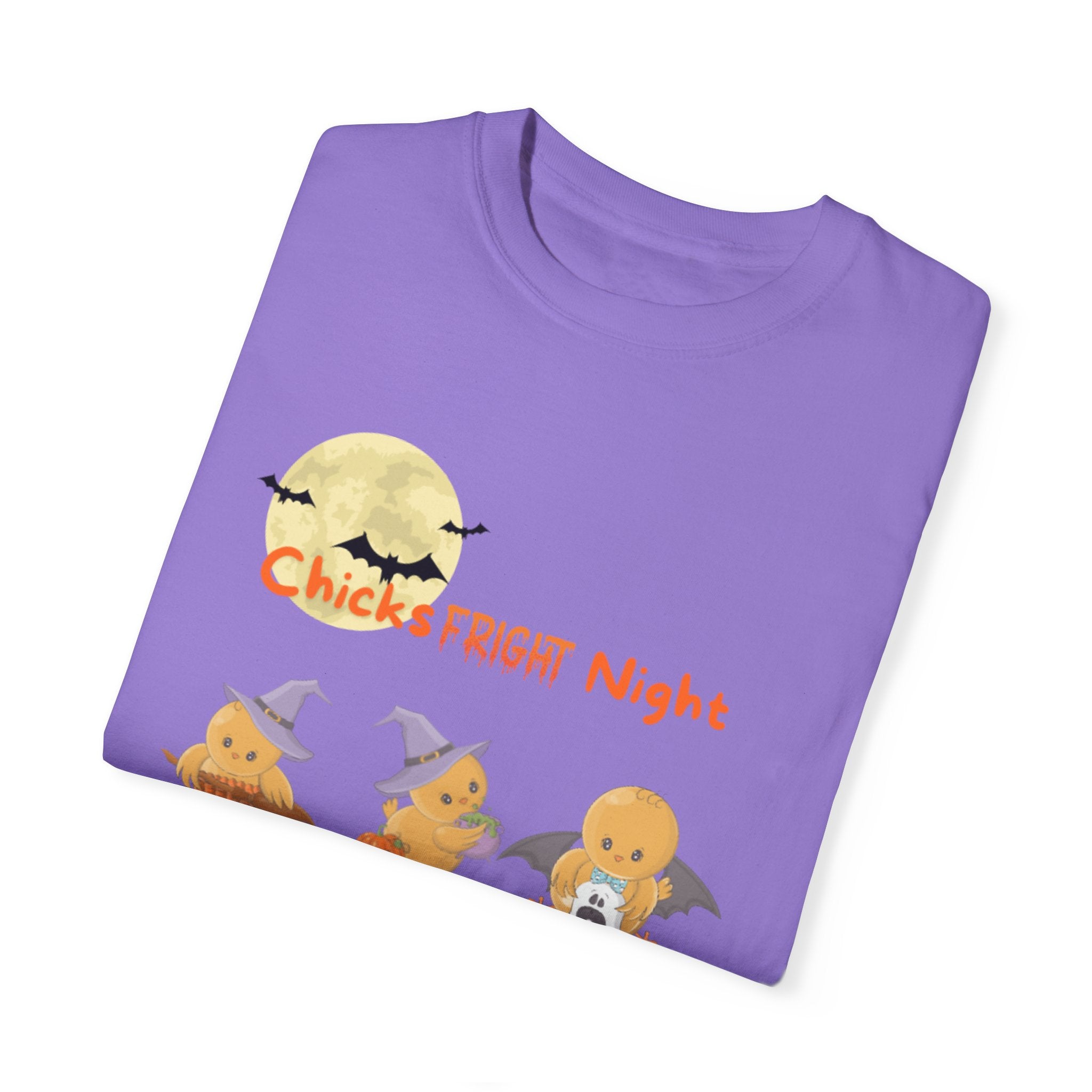 Chicks Fright Night Unisex Garment-Dyed T-shirt