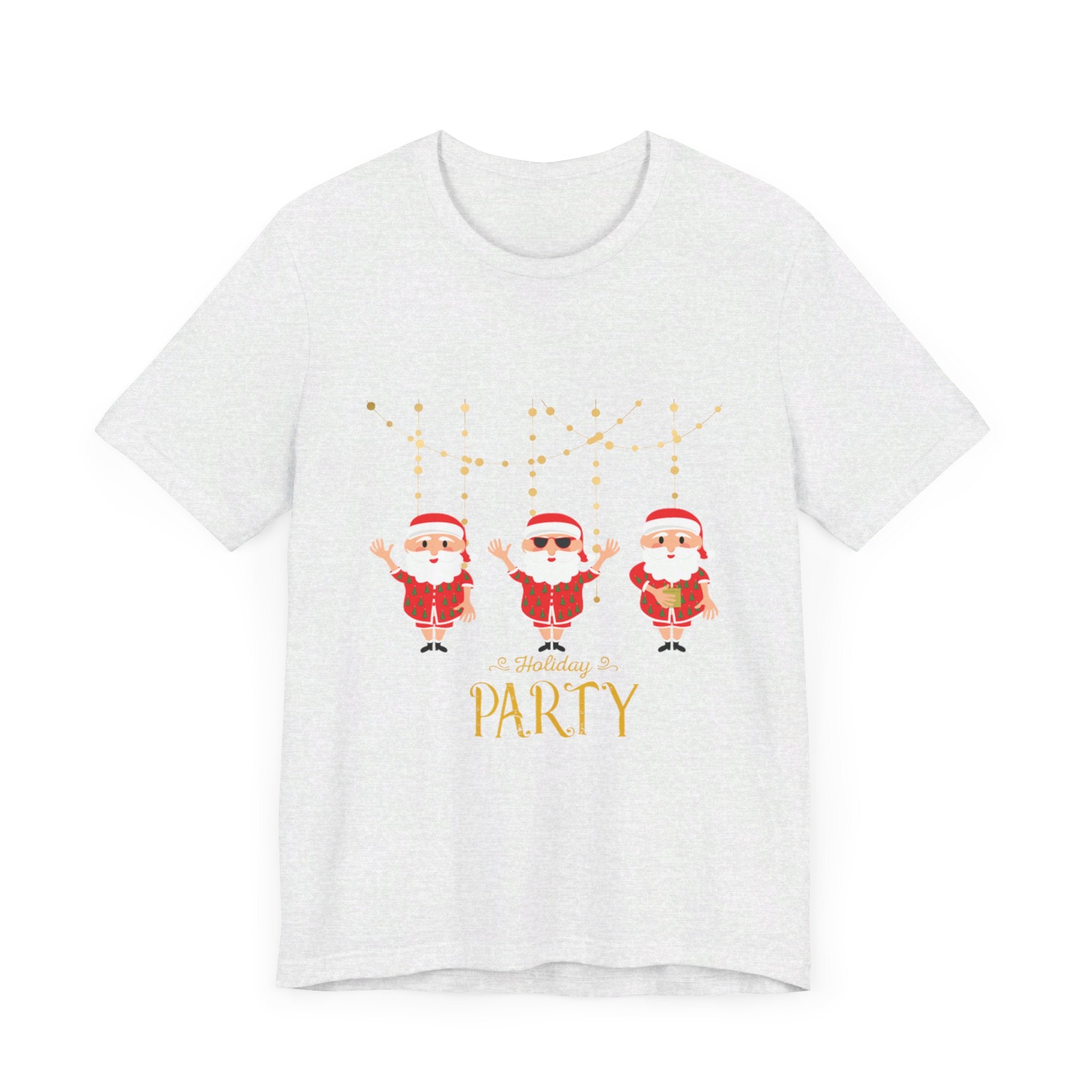 Santa's Holiday Party Unisex Jersey Short Sleeve Tee