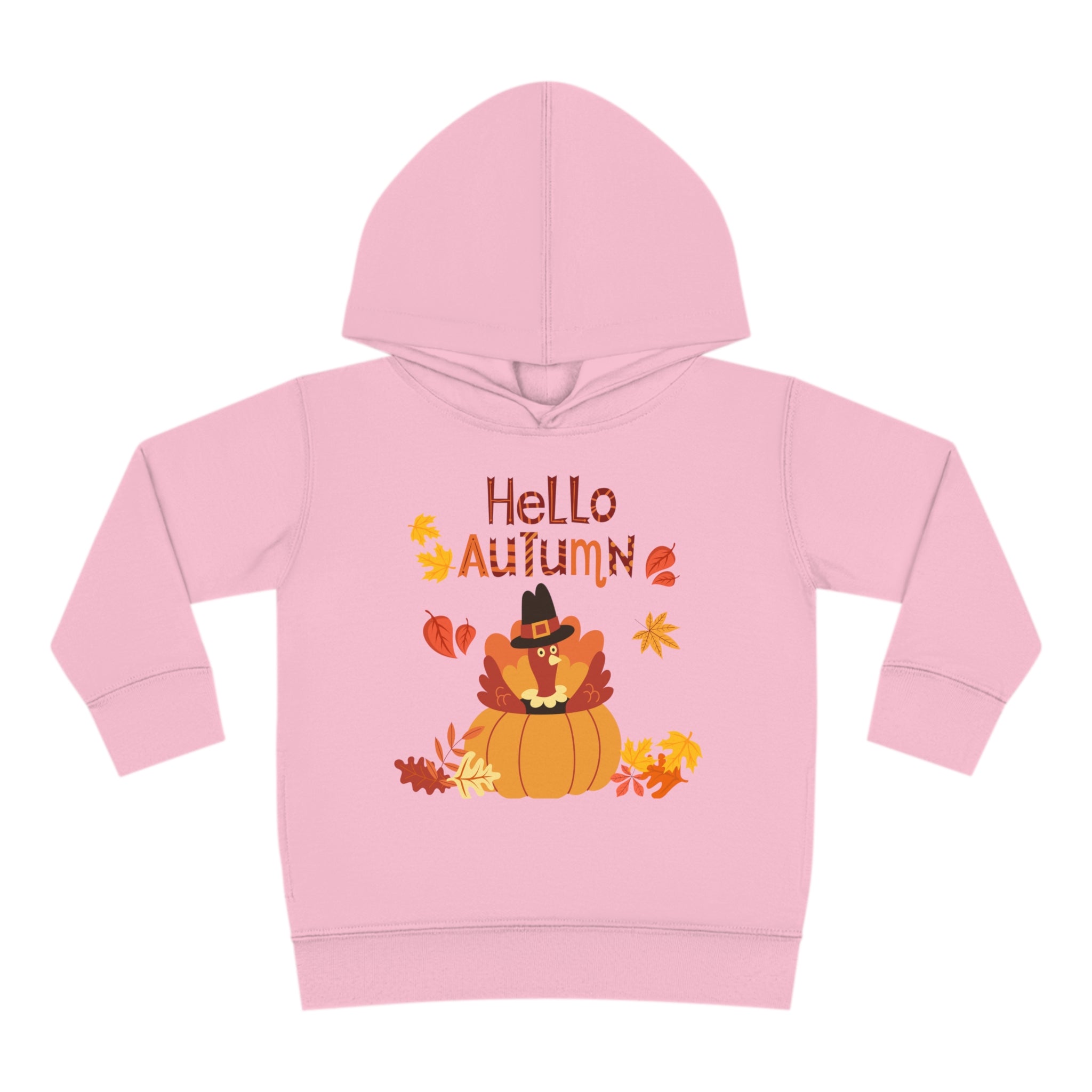 Hello Autumn Toddler Pullover Fleece Hoodie
