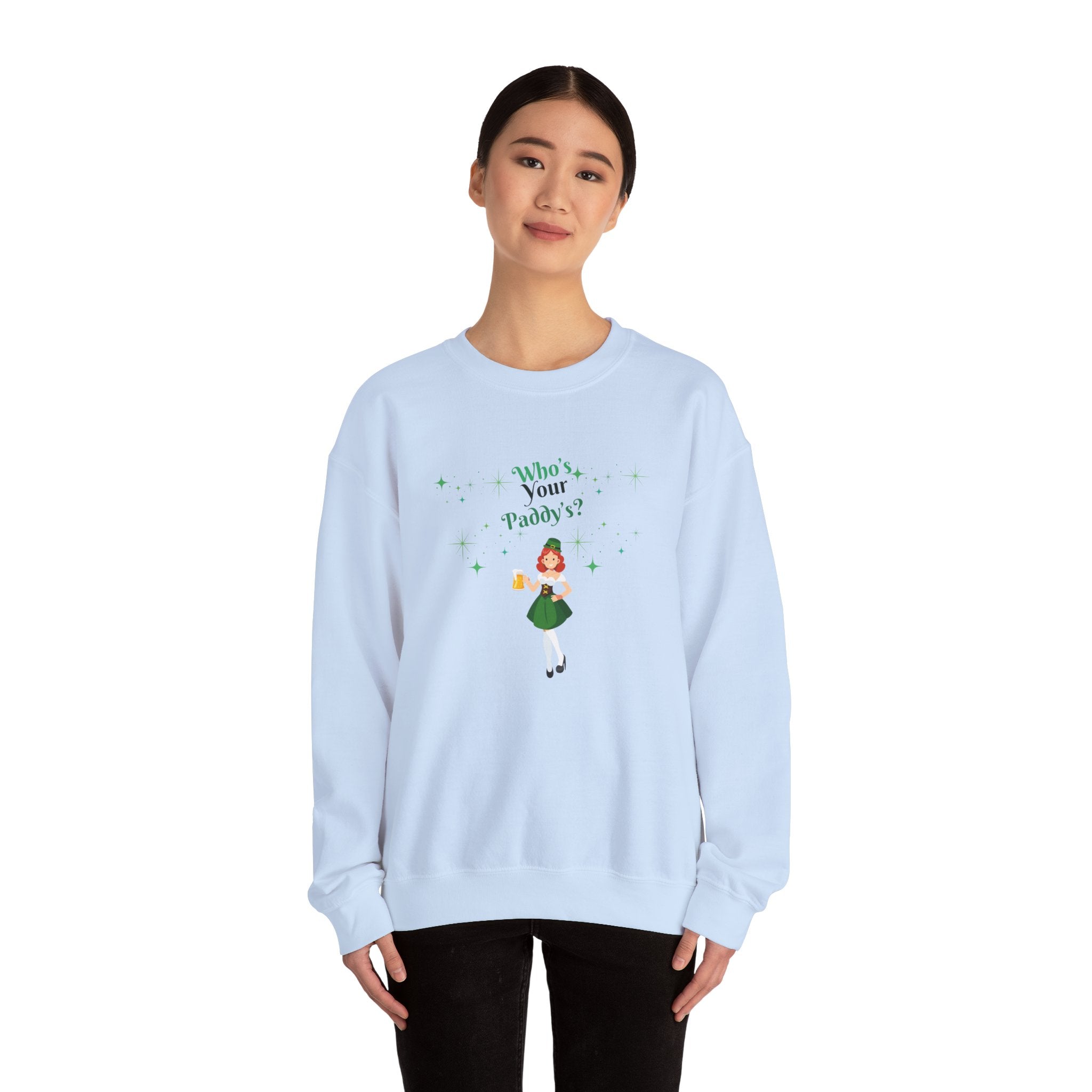 Who's Your Paddy's? Unisex Crewneck Sweatshirt - Perfect for St. Patrick's Day Celebrations