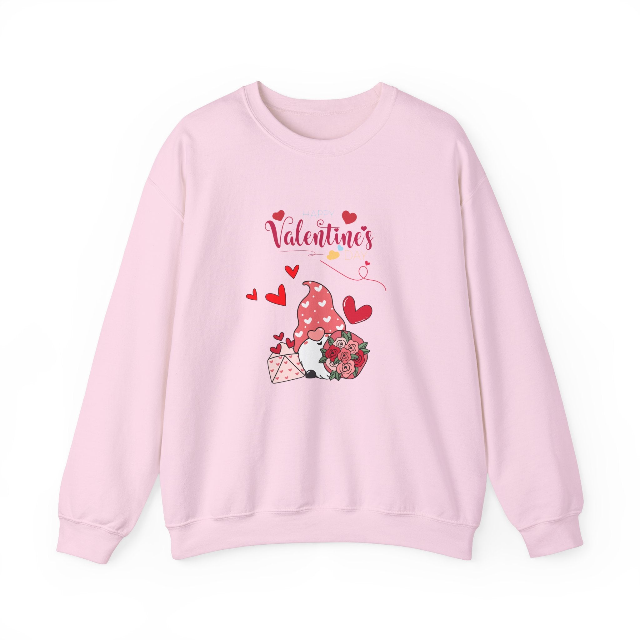 Gnome Valentine's Day Unisex Heavy Blend™ Crewneck Sweatshirt