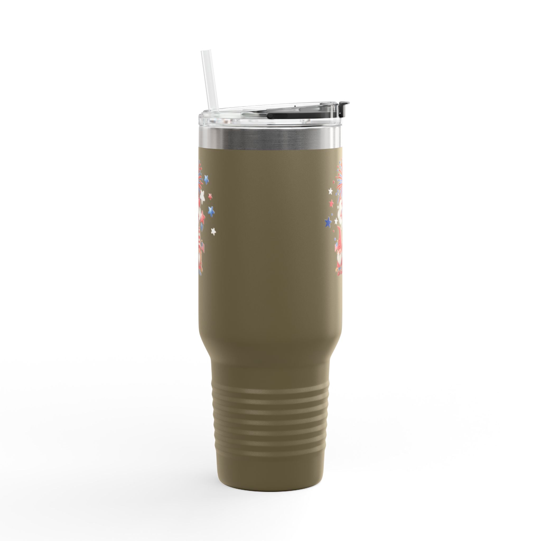 Gnome 4th of July Insulated Travel Mug - 40oz,