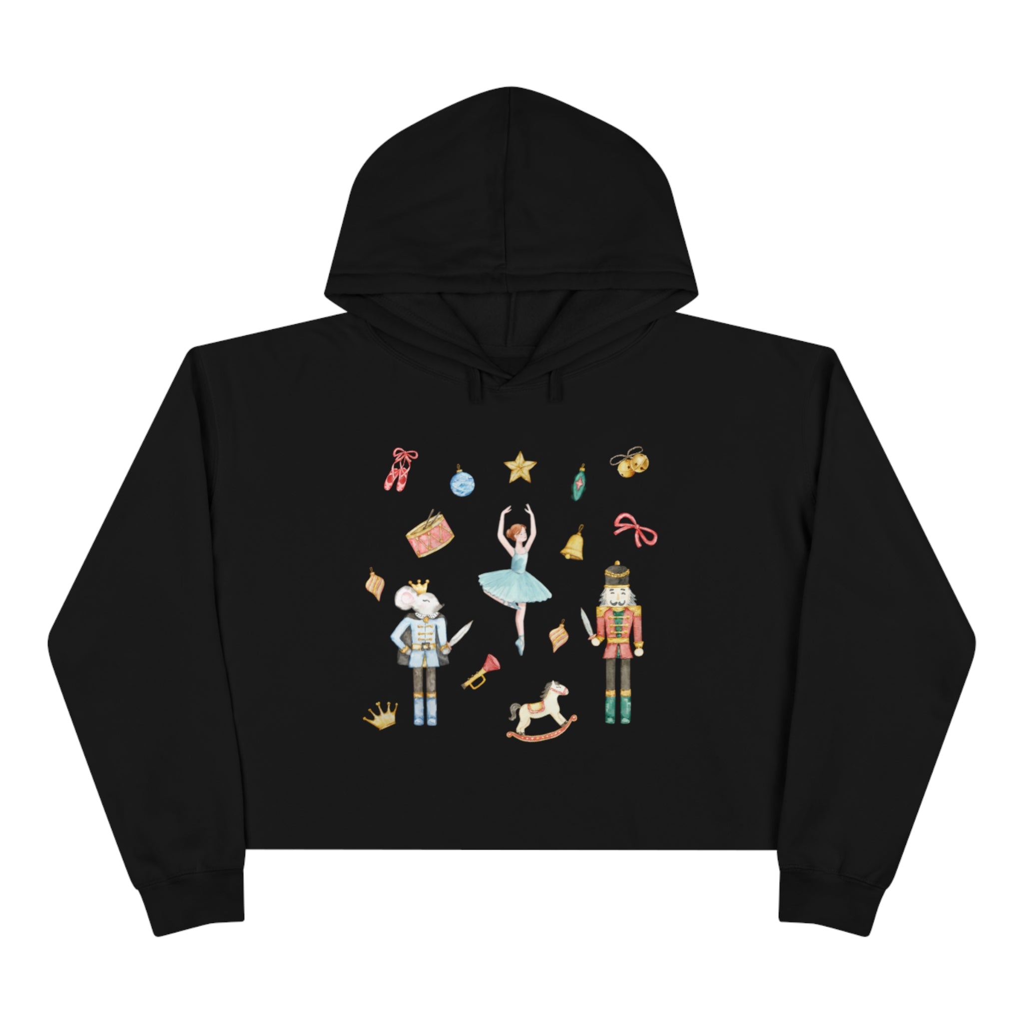 Nutcracker Crop Hoodie