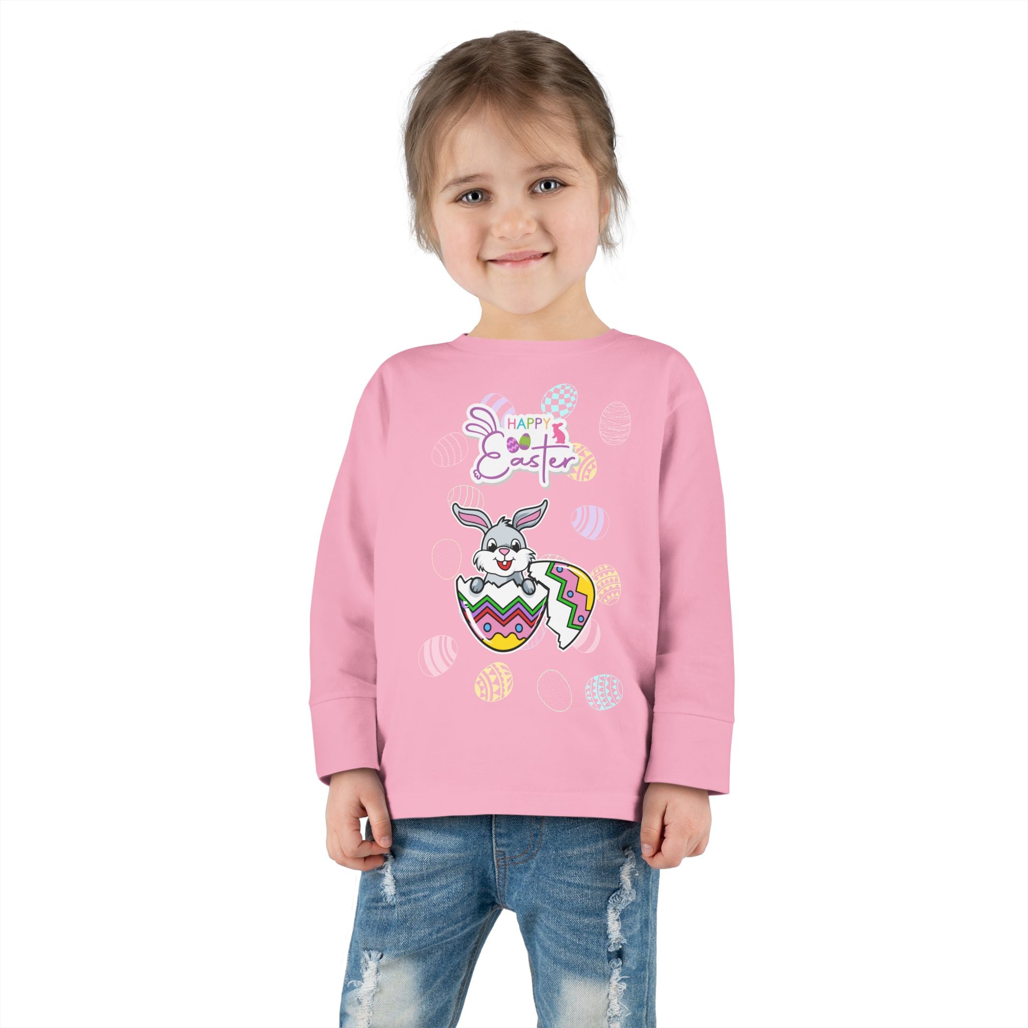 Easter Greetings Toddler Long Sleeve Tee