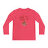 Meet Me Under The Mistletoe Youth Long Sleeve Competitor Tee