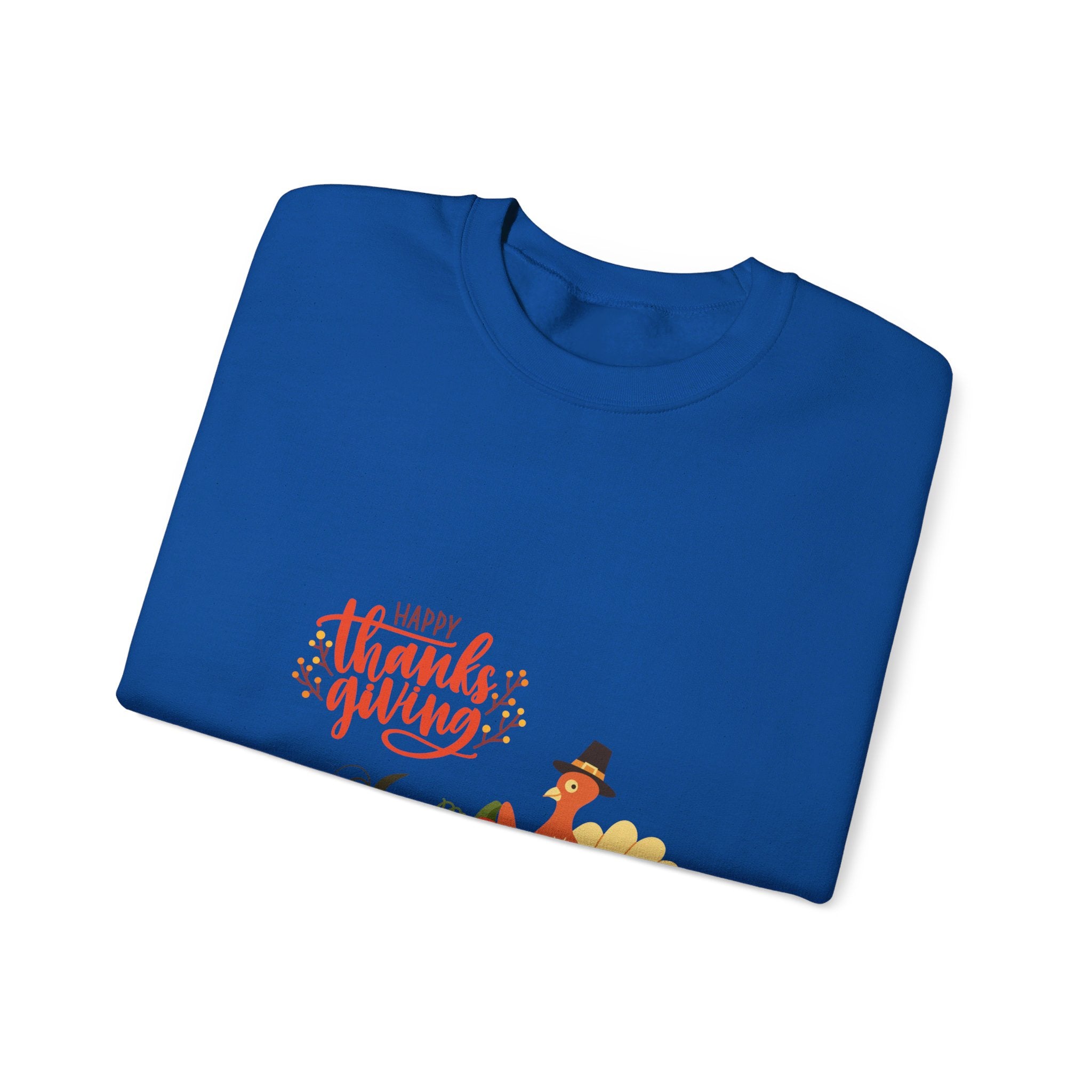 Happy Thanksgiving Turkey Unisex Heavy Blend™ Crewneck Sweatshirt