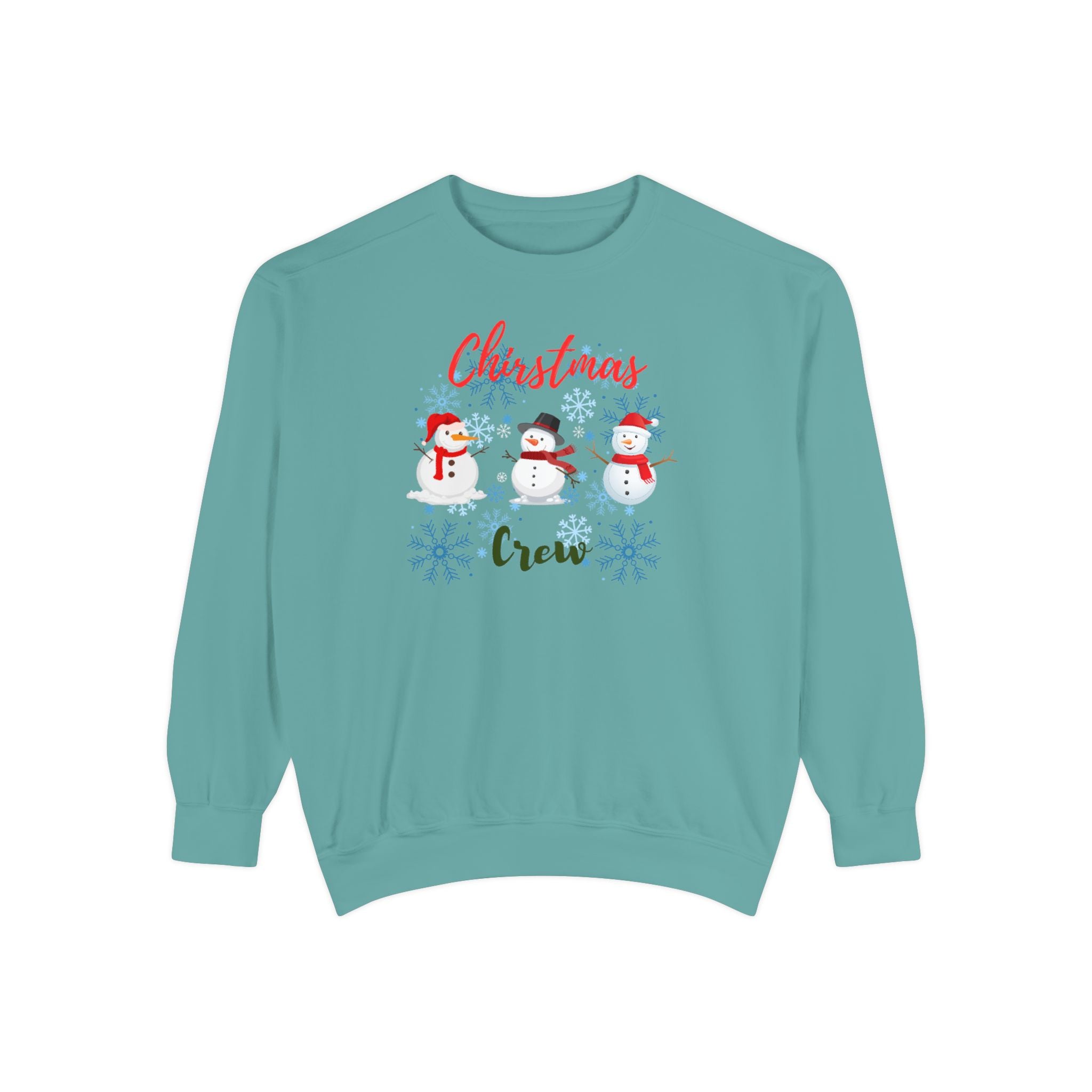 Christmas Crew Unisex Garment-Dyed Sweatshirt