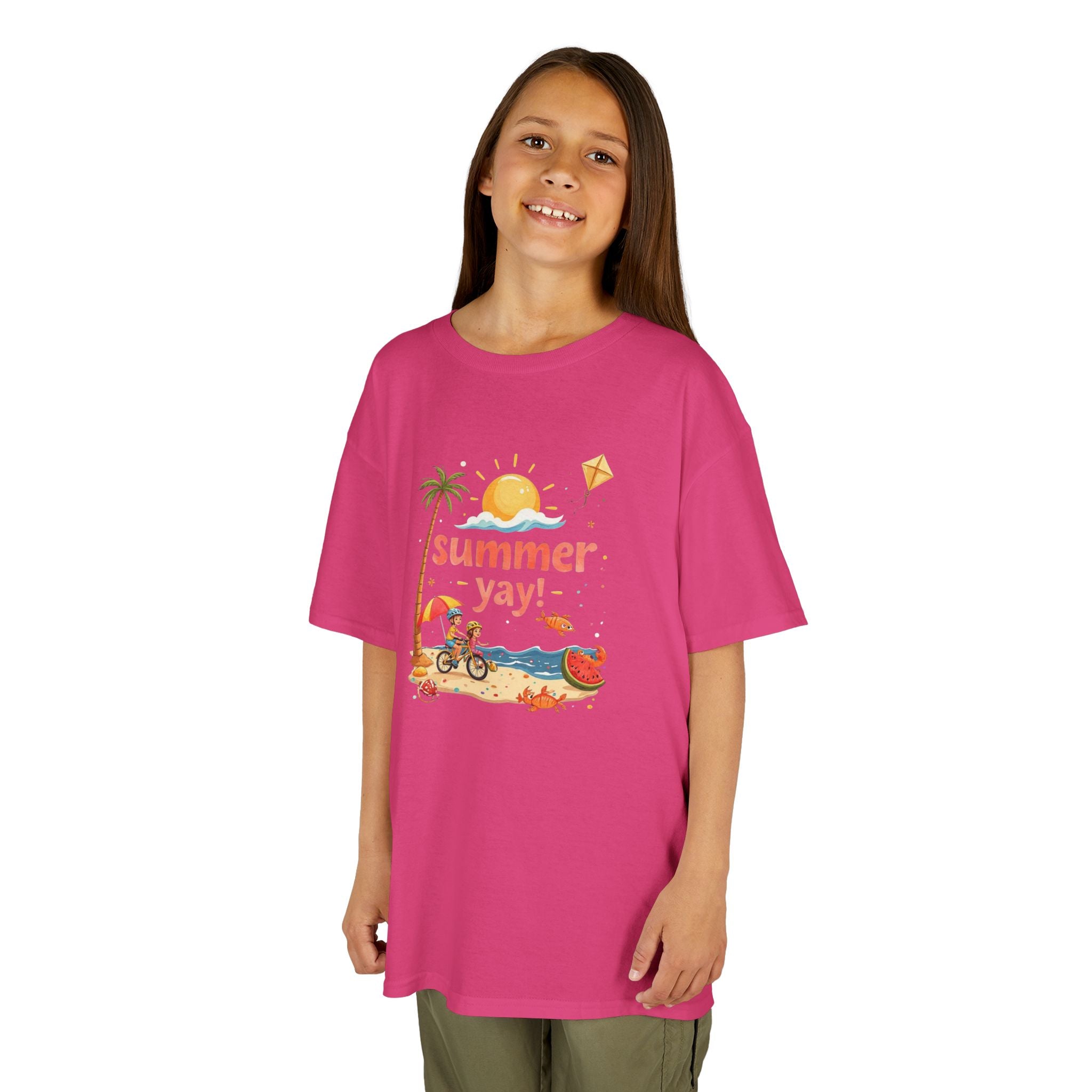 Summer Yay! Tee Kid's Heavy Cotton
