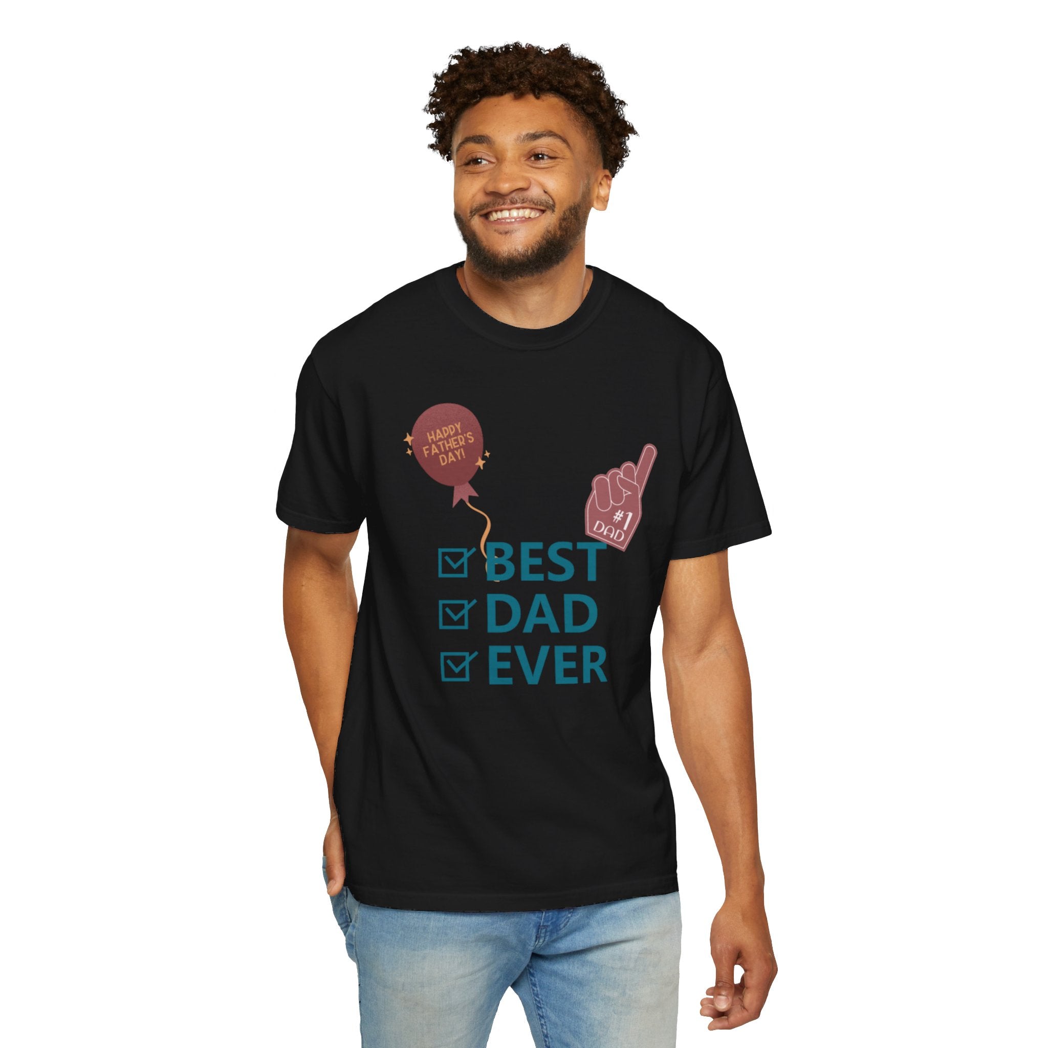 Best Dad Ever Unisex Garment-Dyed T-shirt