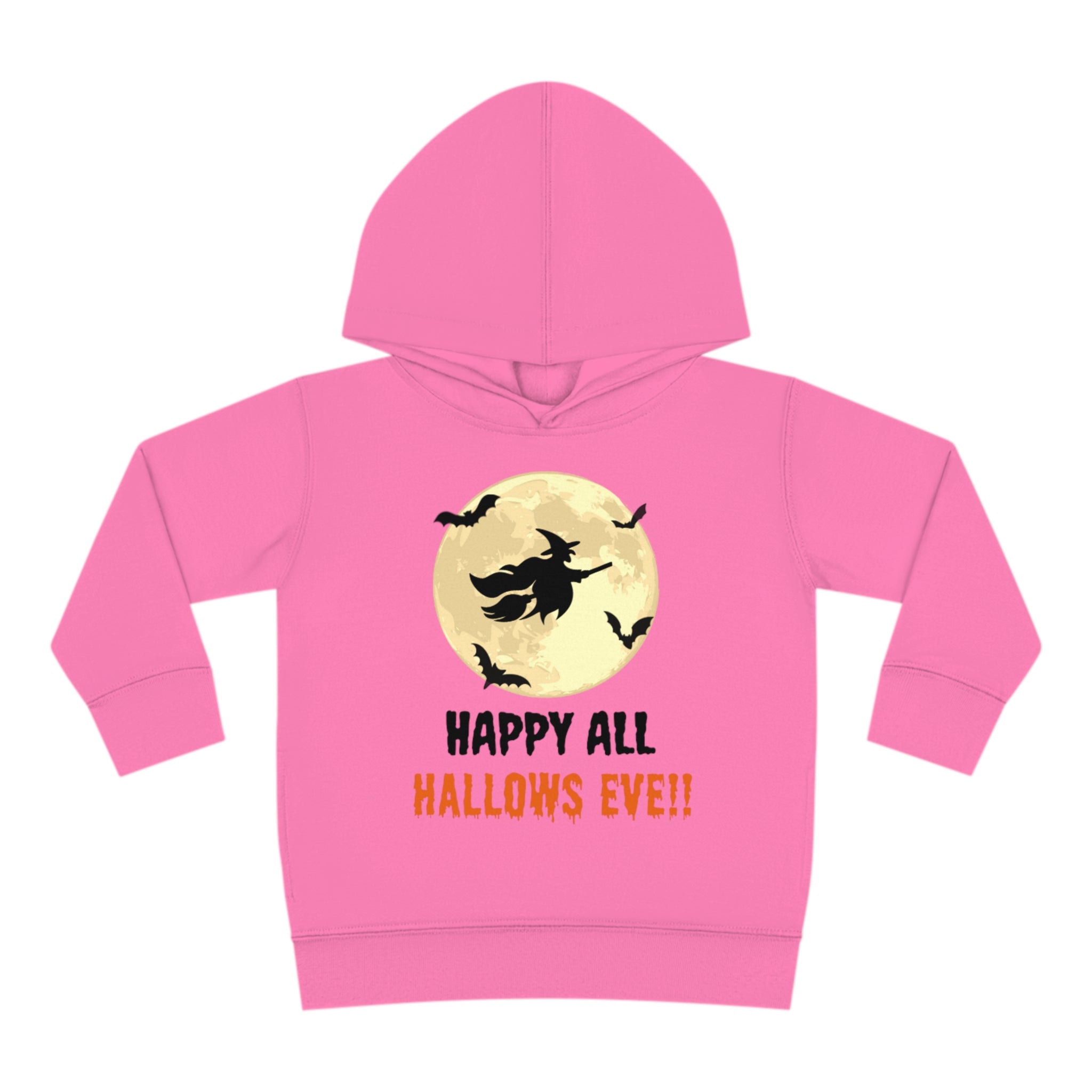 Happy All Hallows Eve Toddler Pullover Fleece Hoodie