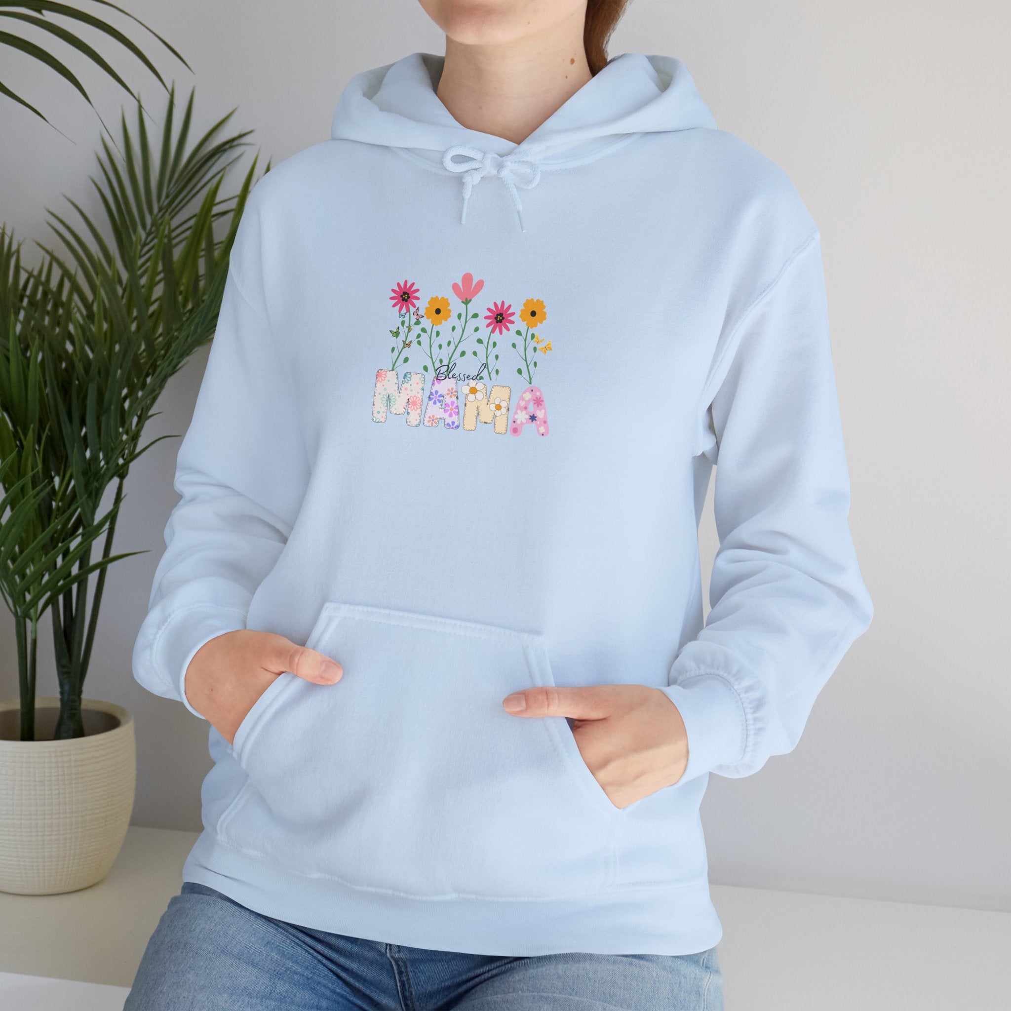 Blessed Mama Sweatshirt Cozy Unisex Heavy Blend™