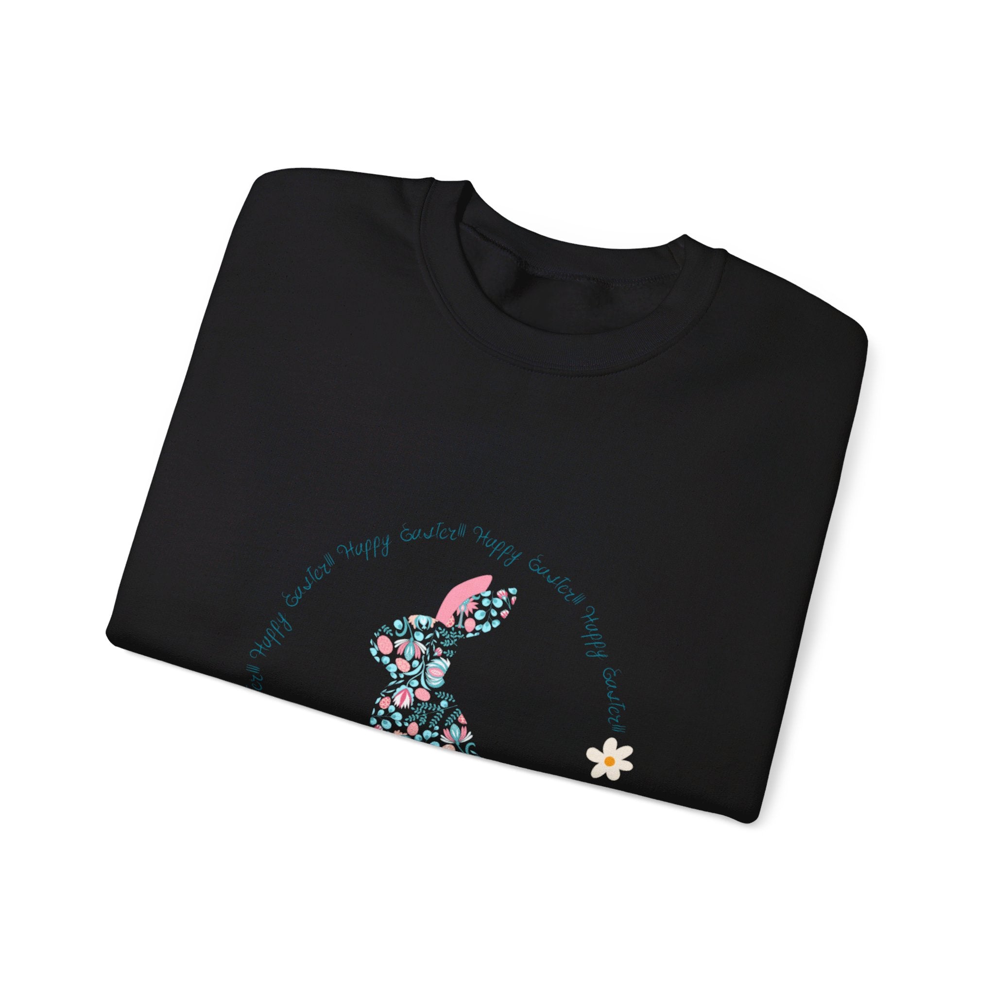 Happy Easter Rabbit Day Unisex Heavy Blend™ Crewneck Sweatshirt