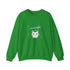 Kiss Me I'm Irish Cat Crewneck Sweatshirt - Unisex Heavy Blend™
