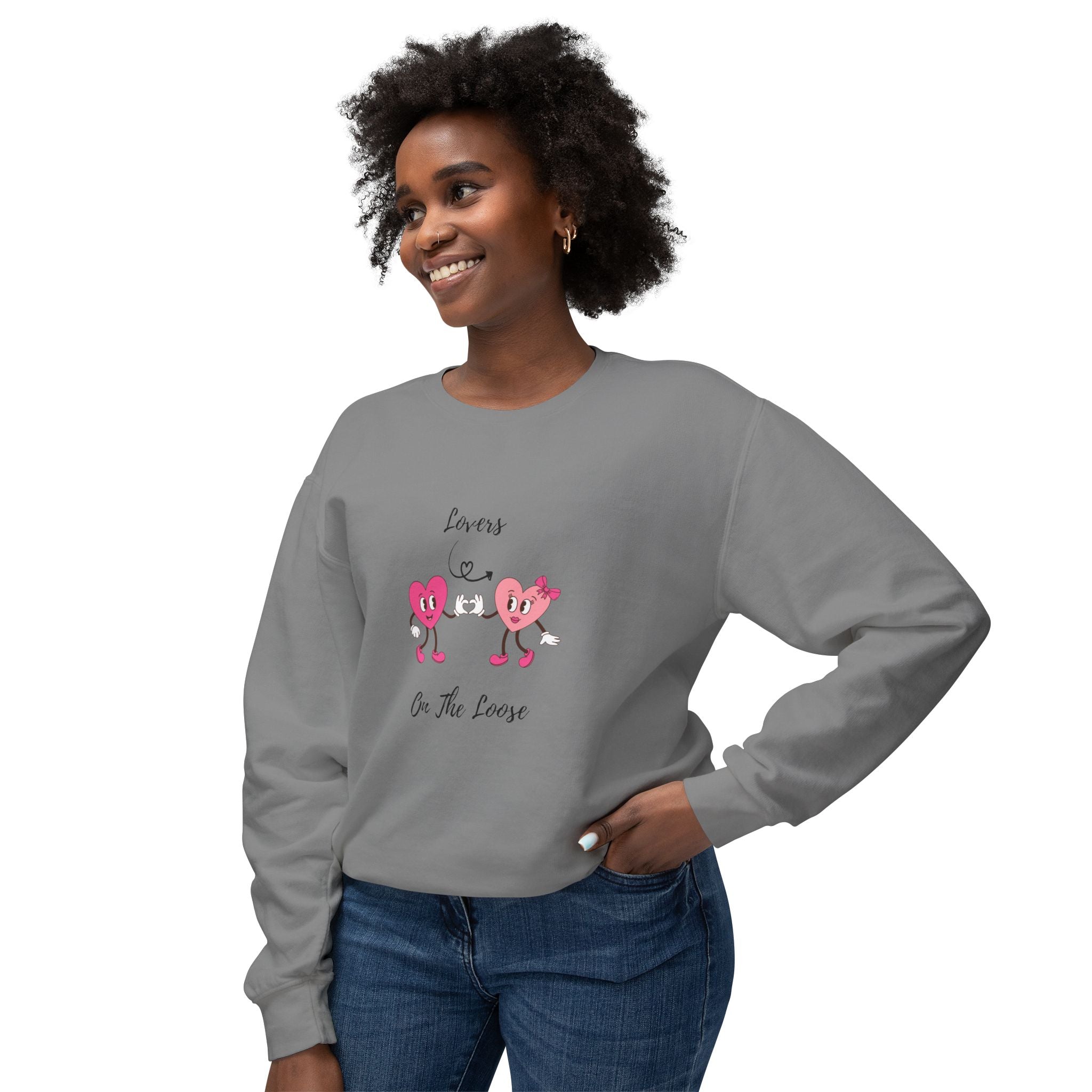 Lovers On The Loose Unisex Lightweight Crewneck Sweatshirt