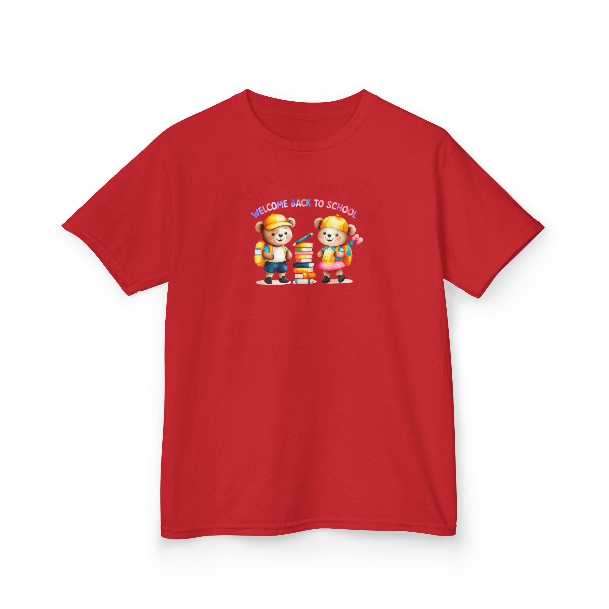 Welcome Back to School Kids Heavy Cotton Tee