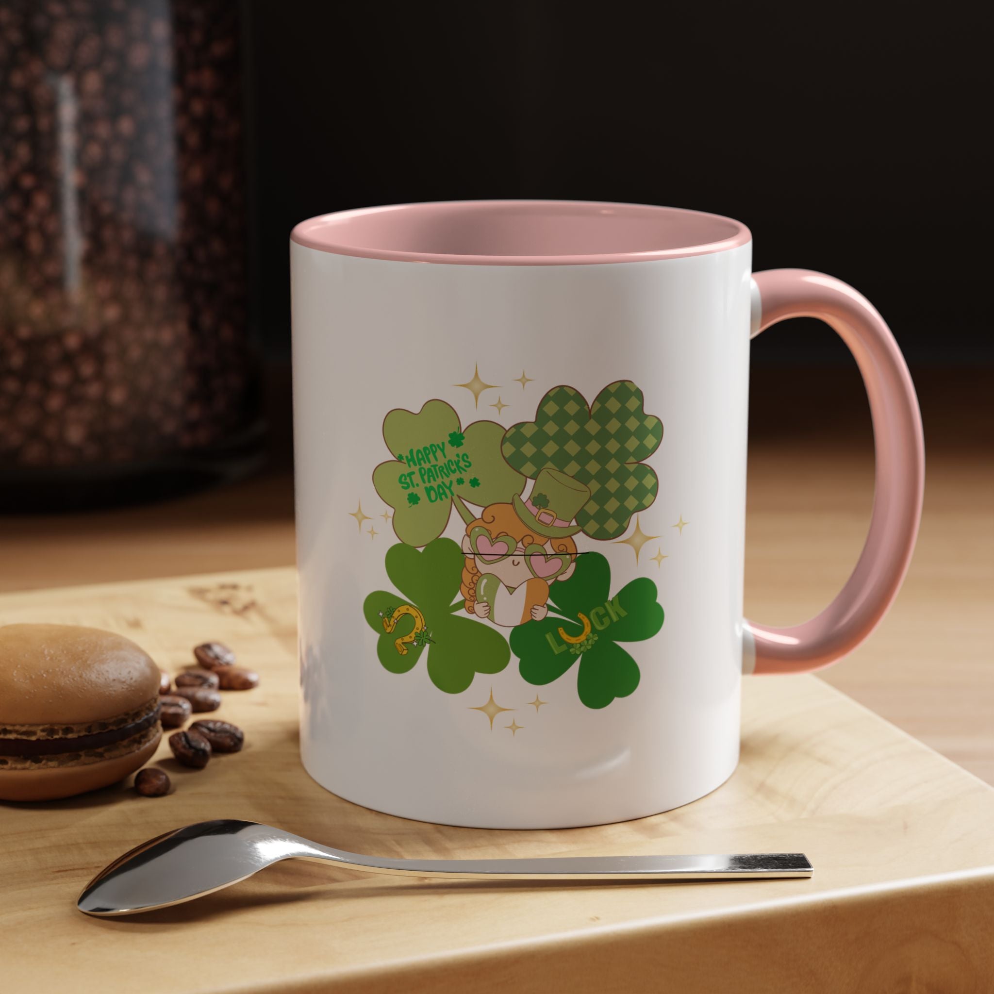 Retro St. Paddy's Day Accent Coffee Mug - 11oz & 15oz