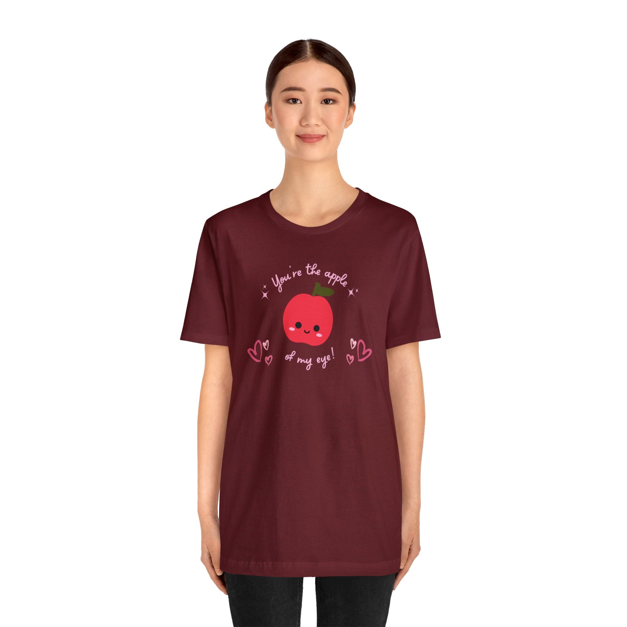 You Are The Apple Of My Eyes Unisex Jersey Short Sleeve Tee
