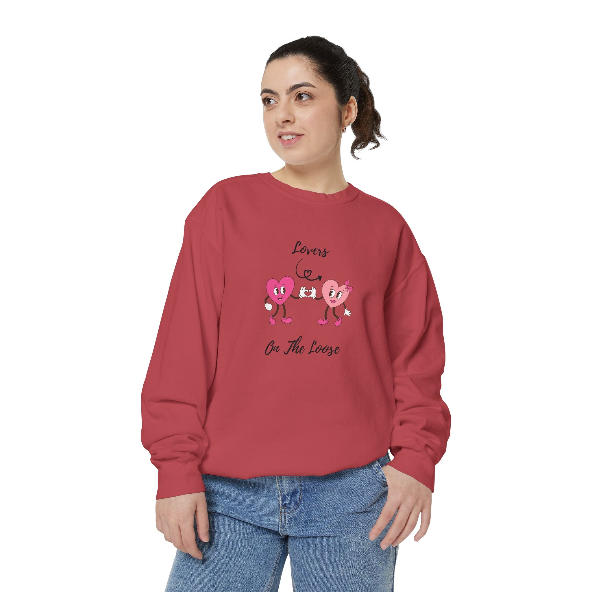 Lovers On The Loose Unisex Garment-Dyed Sweatshirt