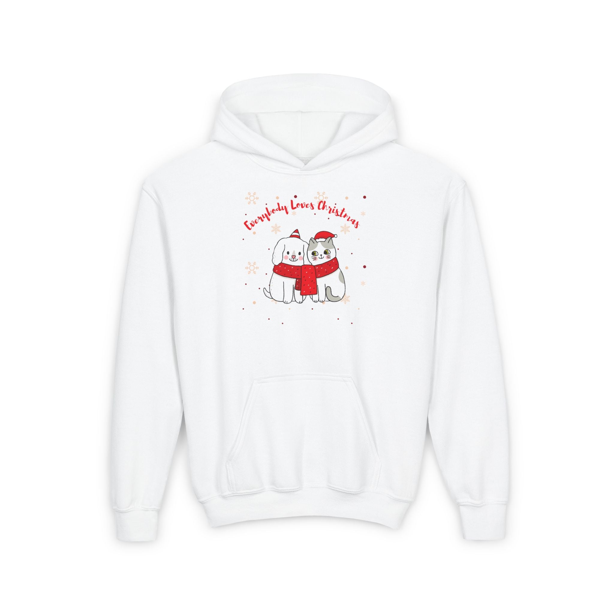 Everybody Loves Christmas Youth Heavy Blend Hooded Sweatshirt