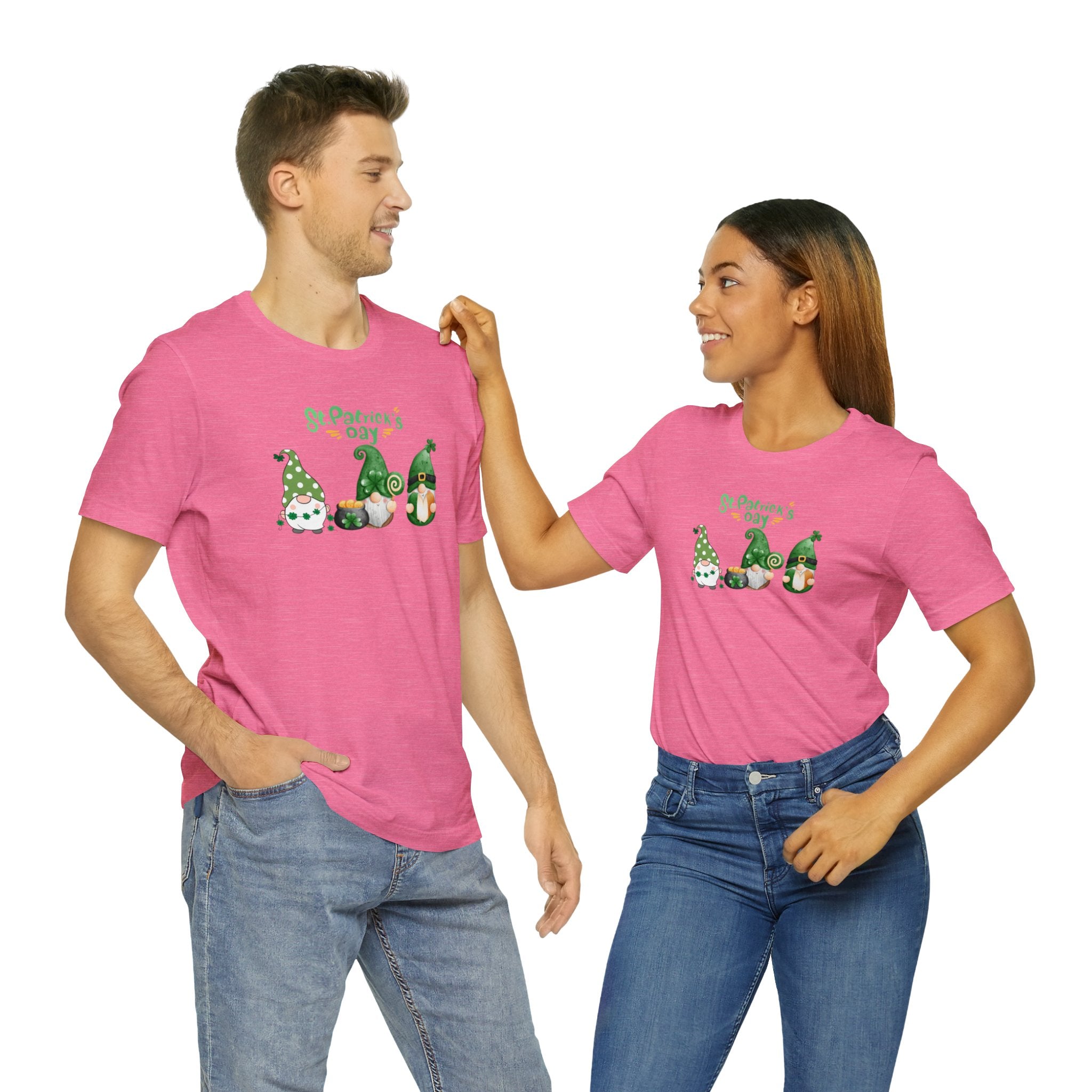 St. Patty's Day Gnome Unisex Jersey Short Sleeve Tee