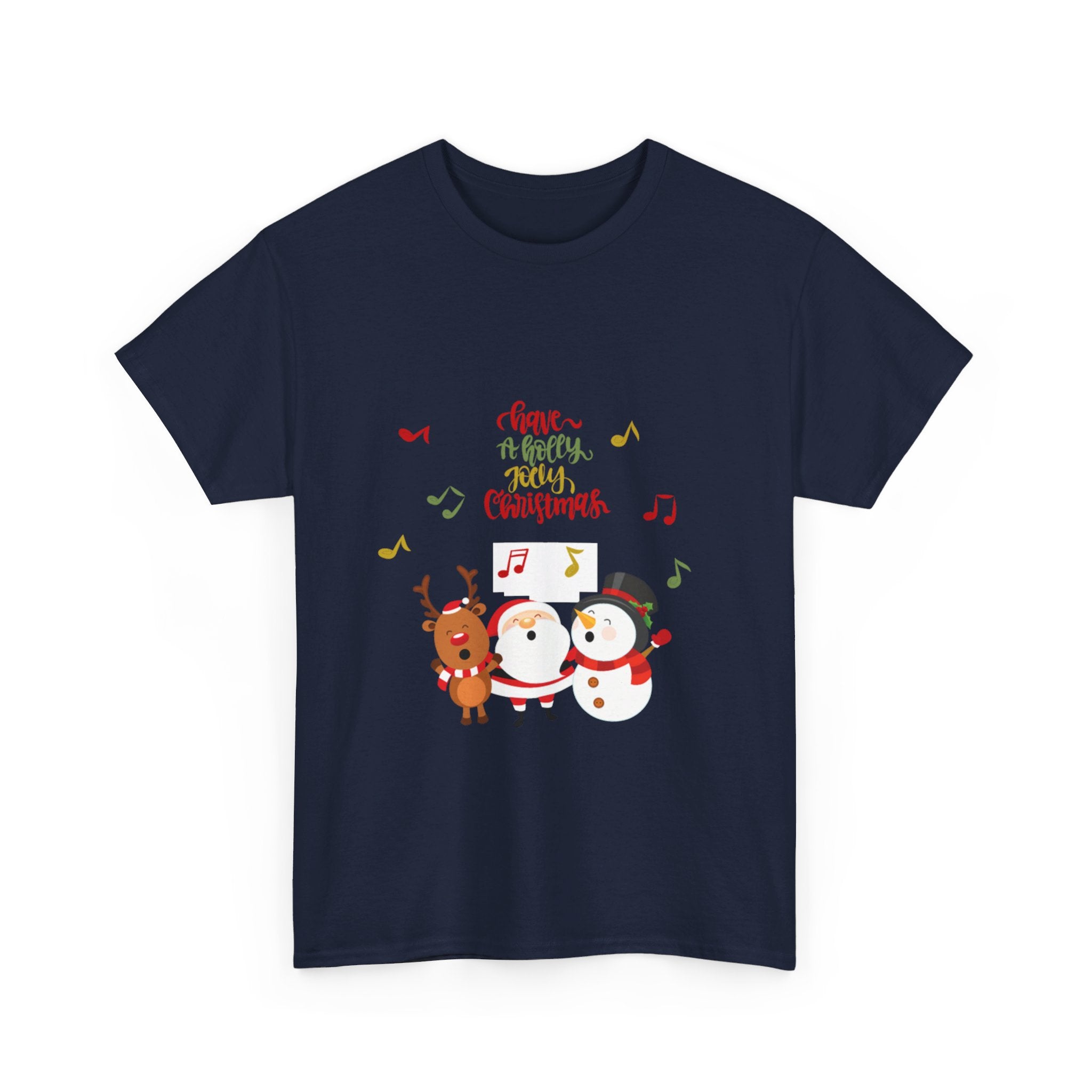 Have A Holly Jolly Christmas Unisex Heavy Cotton Tee