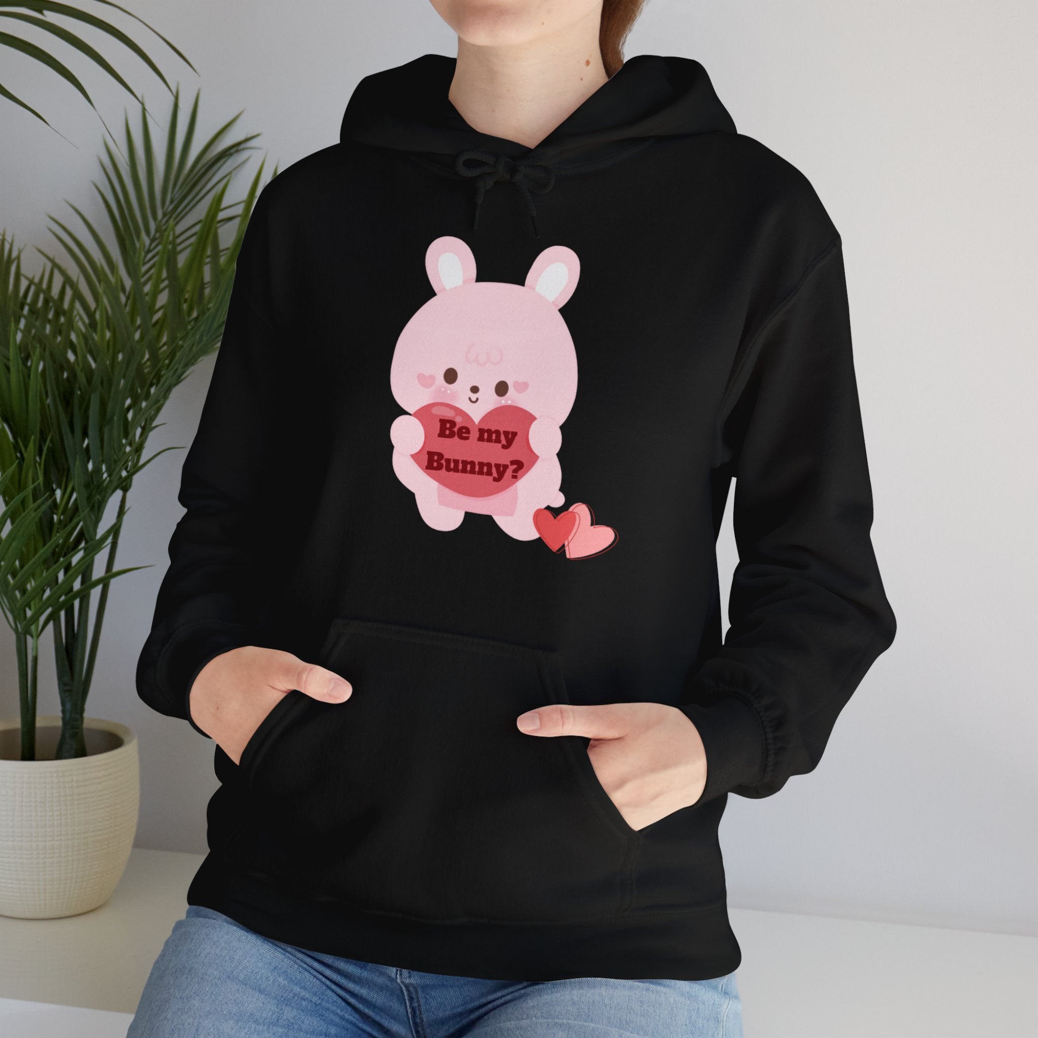 V-Day Bunny Unisex Heavy Blend™ Hooded Sweatshirt