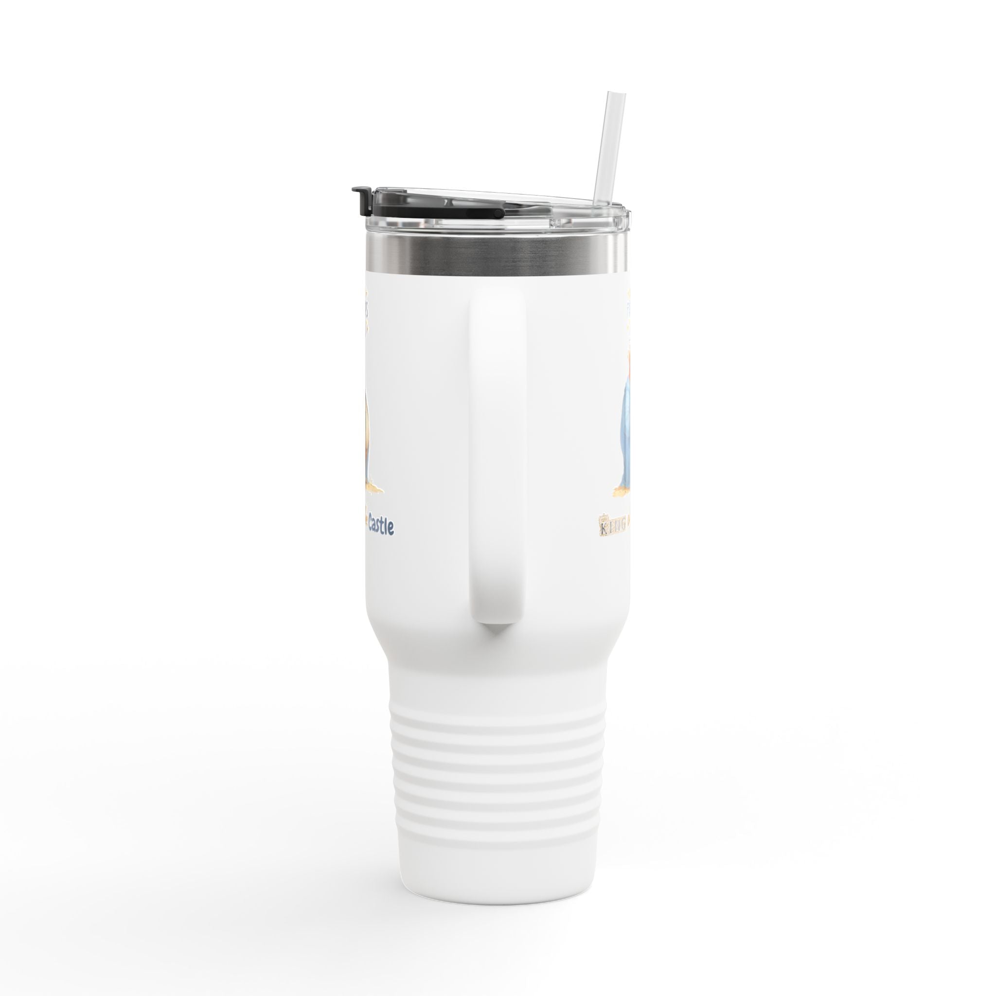 Father's Day King of the Castle Insulated Travel Mug